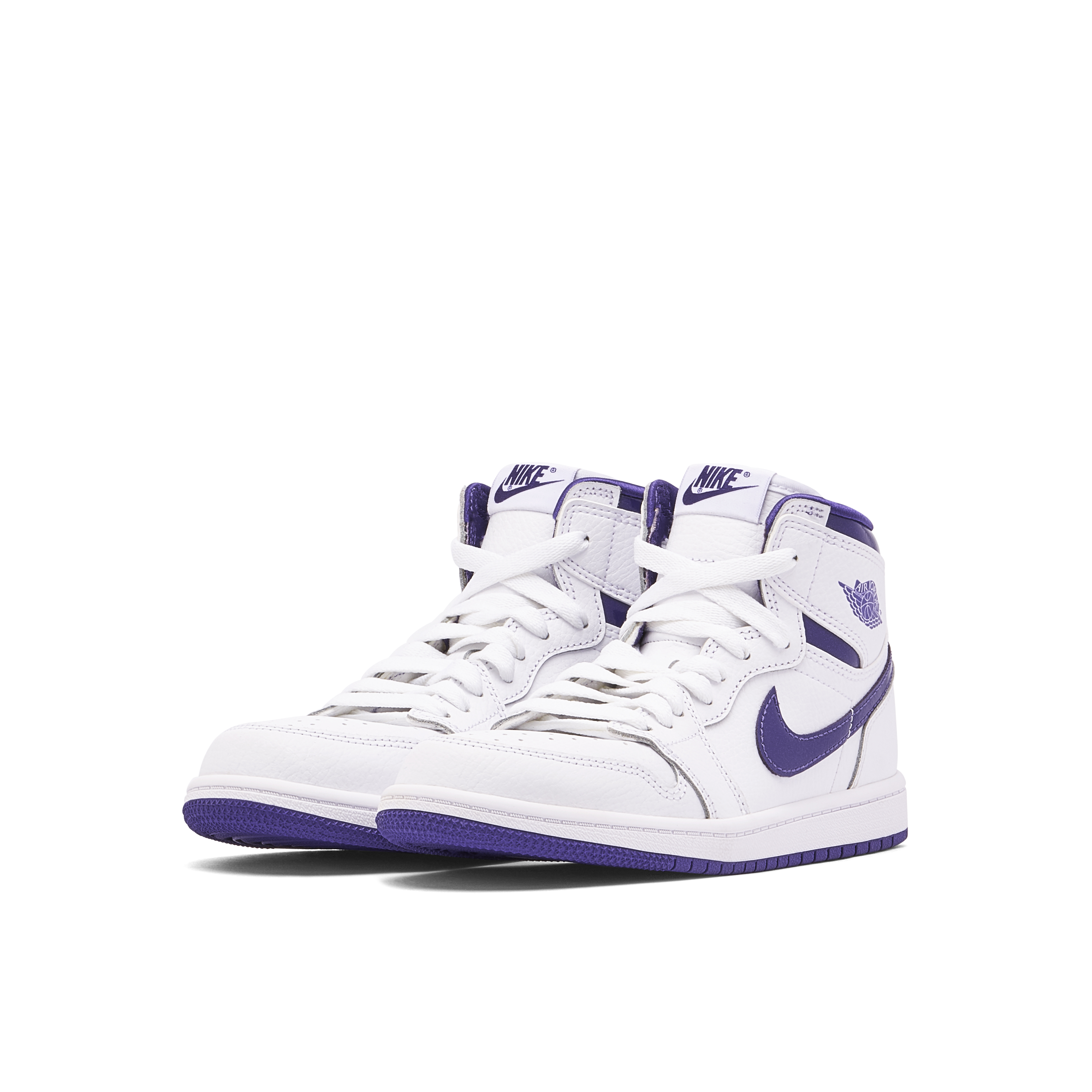 Nike aj1 best sale court purple