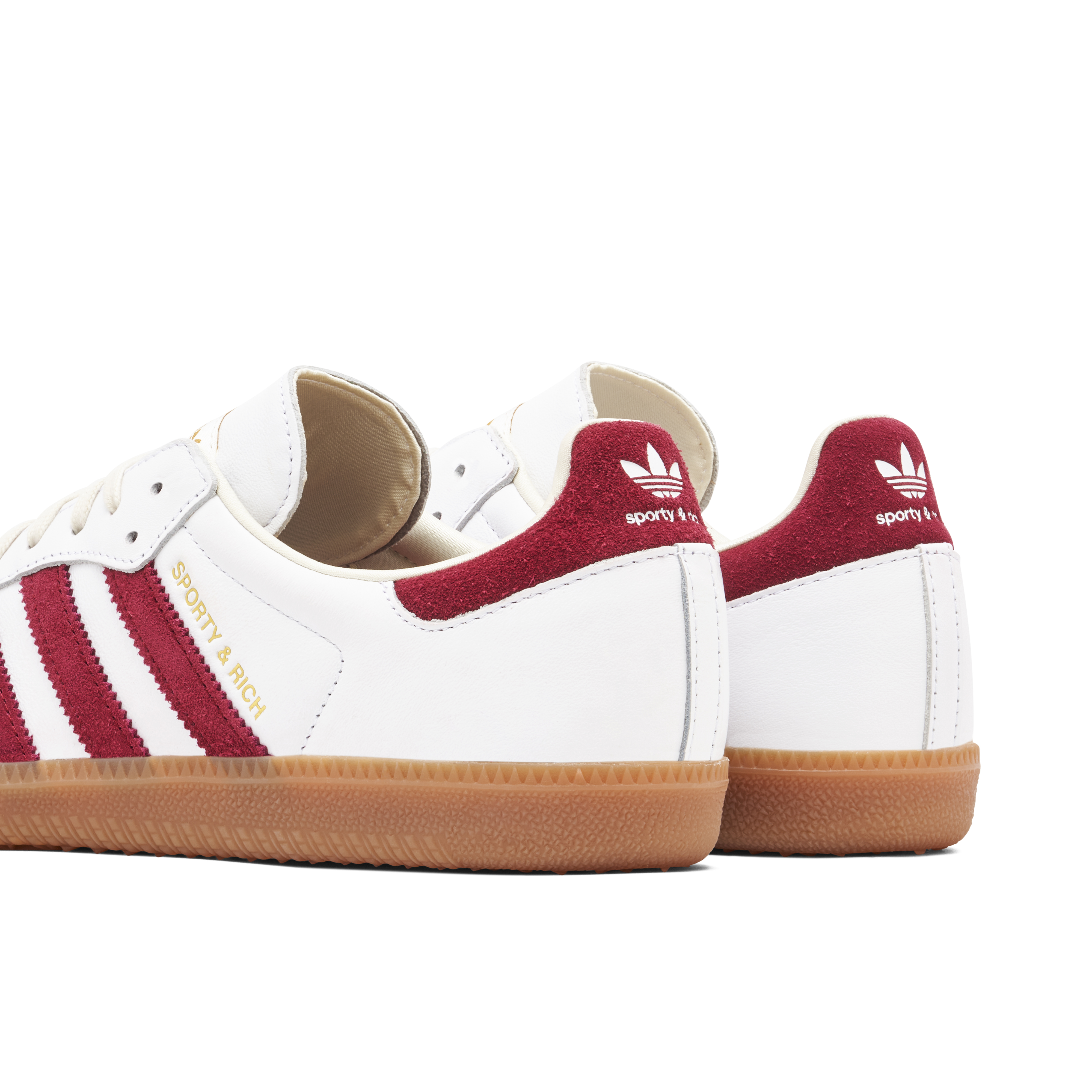 Adidas Samba OG x Sporty & Rich White Burgundy | IF5660 | Laced