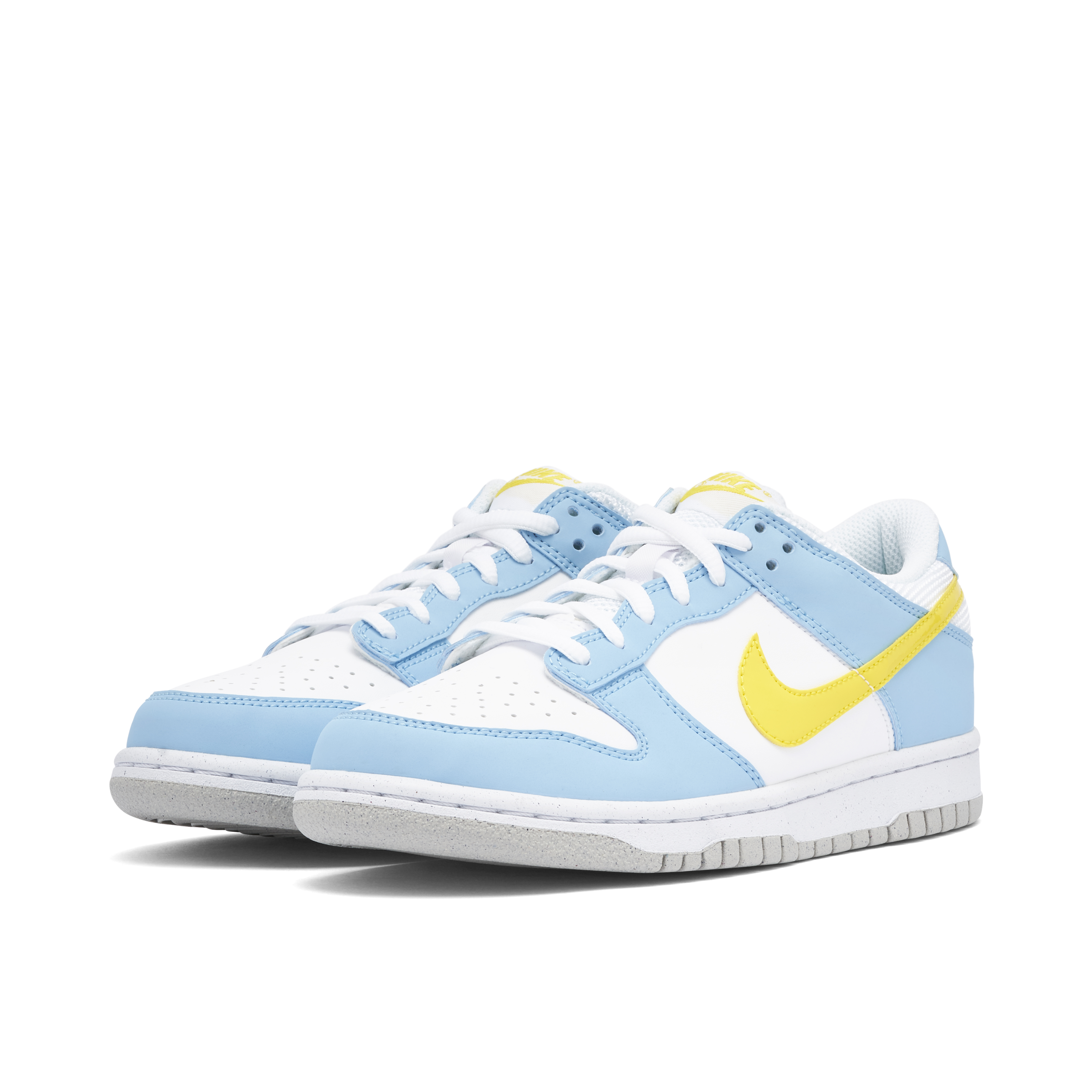 Nike Dunk Low GS Next Nature White Blue Yellow DX3382-400