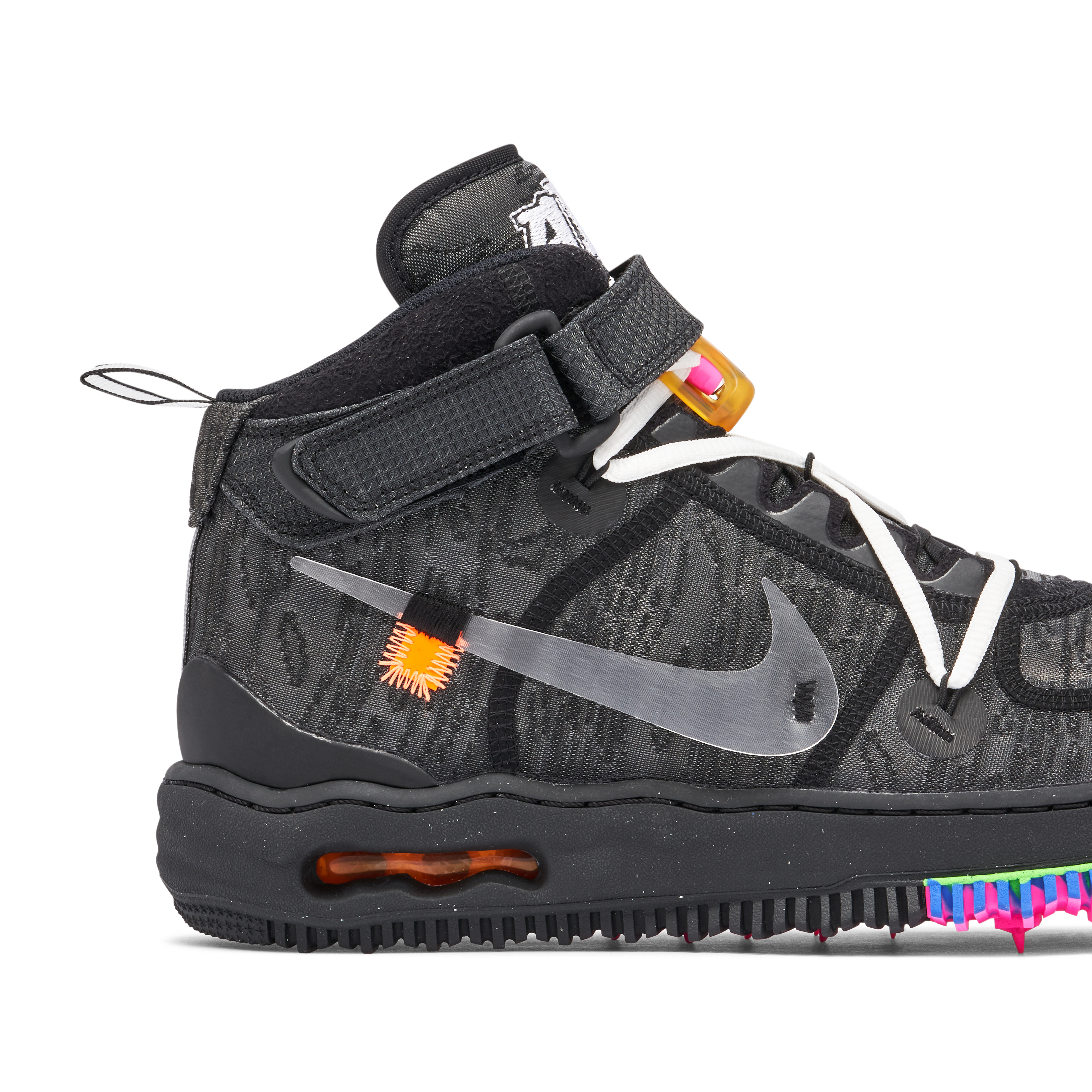 Off-White x Nike Air Force 1 Mid Black | DO6290-001 | Laced