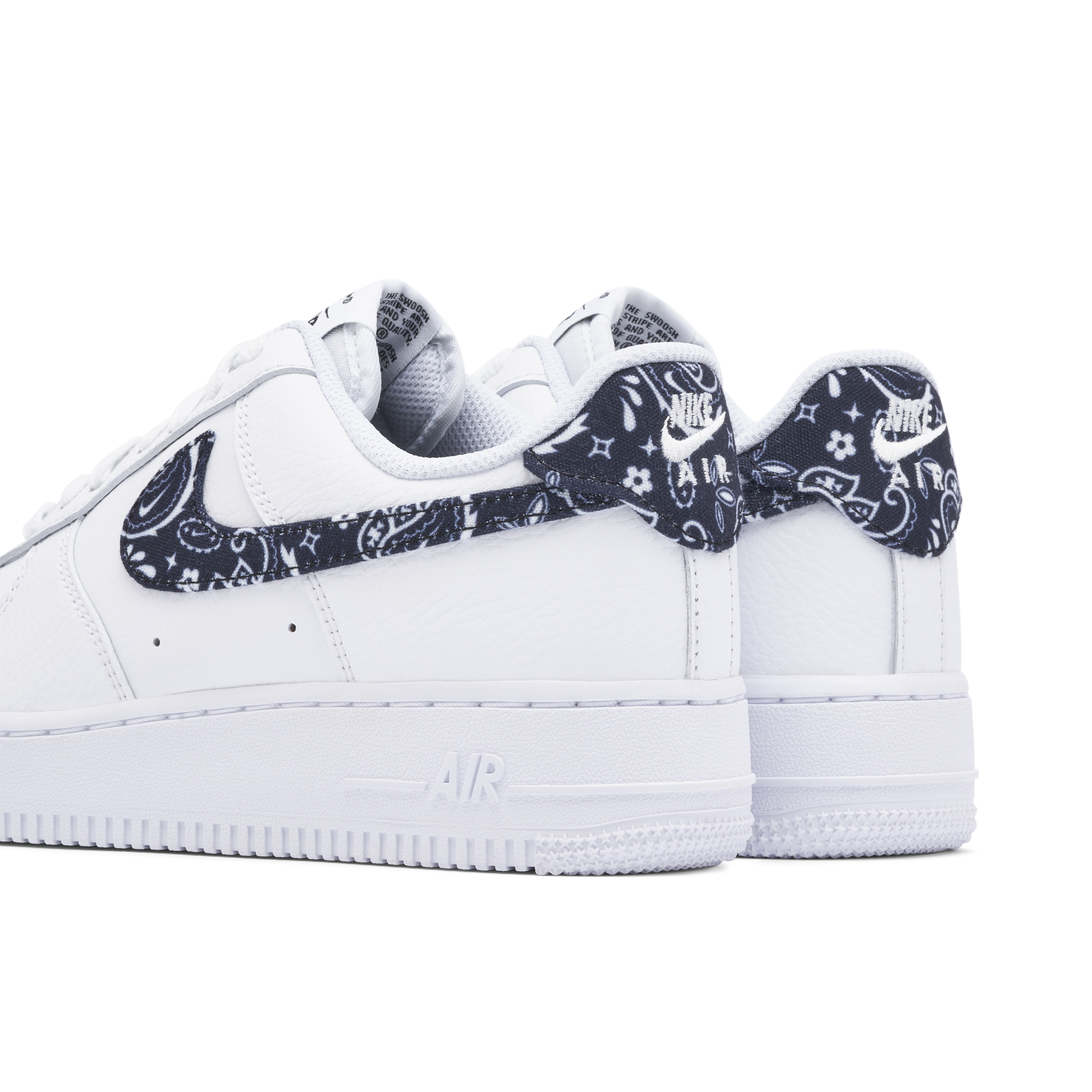 Nike Air Force 1 Low '07 Essential White Black Paisley (Women's)