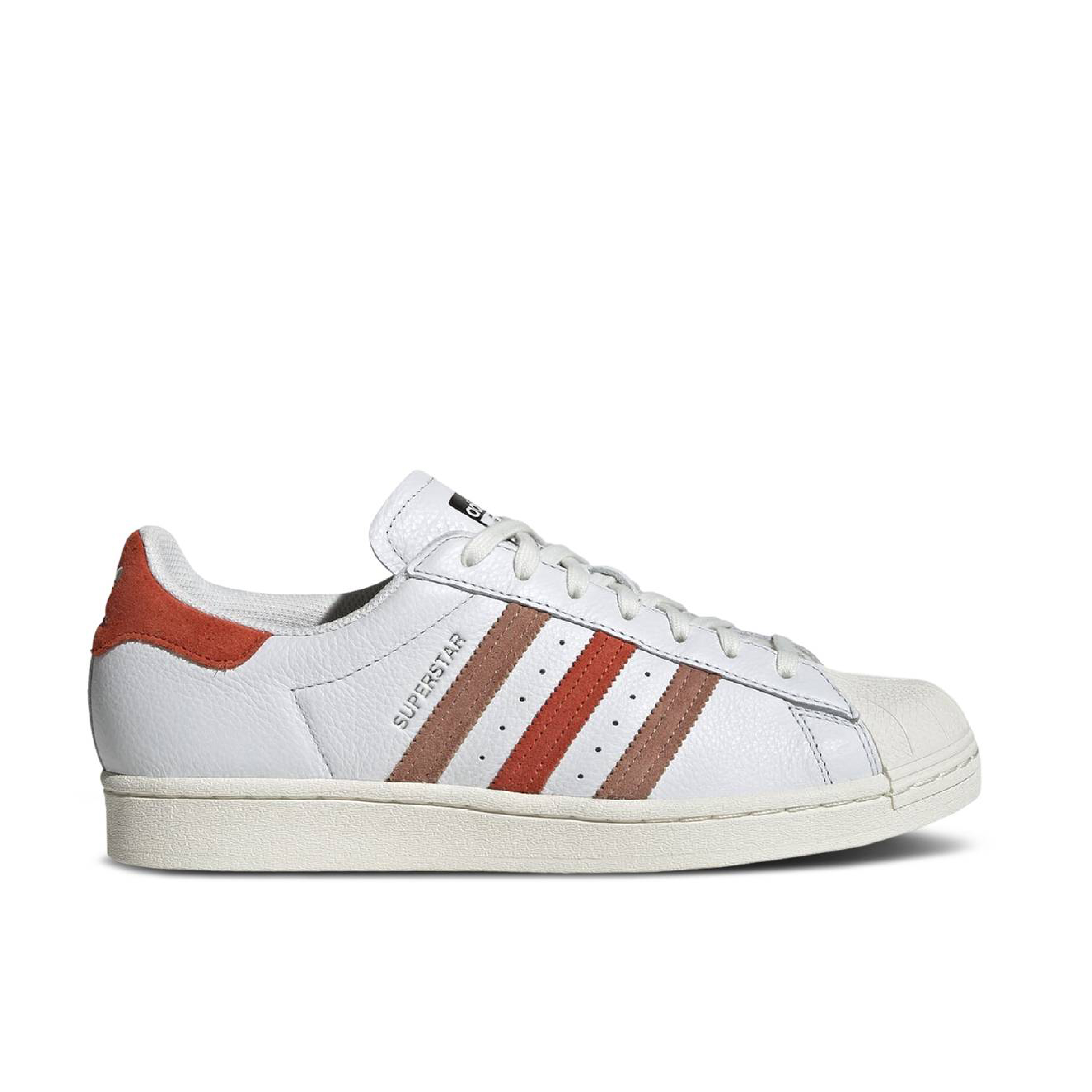 Adidas Superstar Crystal White Preloved Red GZ9380 Laced