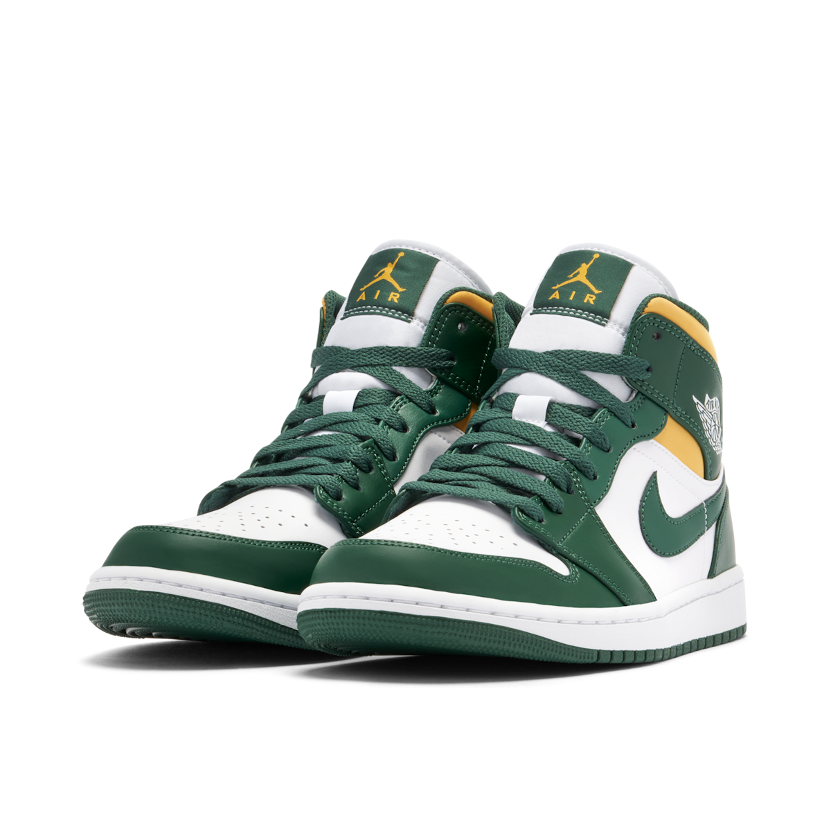 Air Jordan 1 Mid Sonics 2021 554724 371 Laced