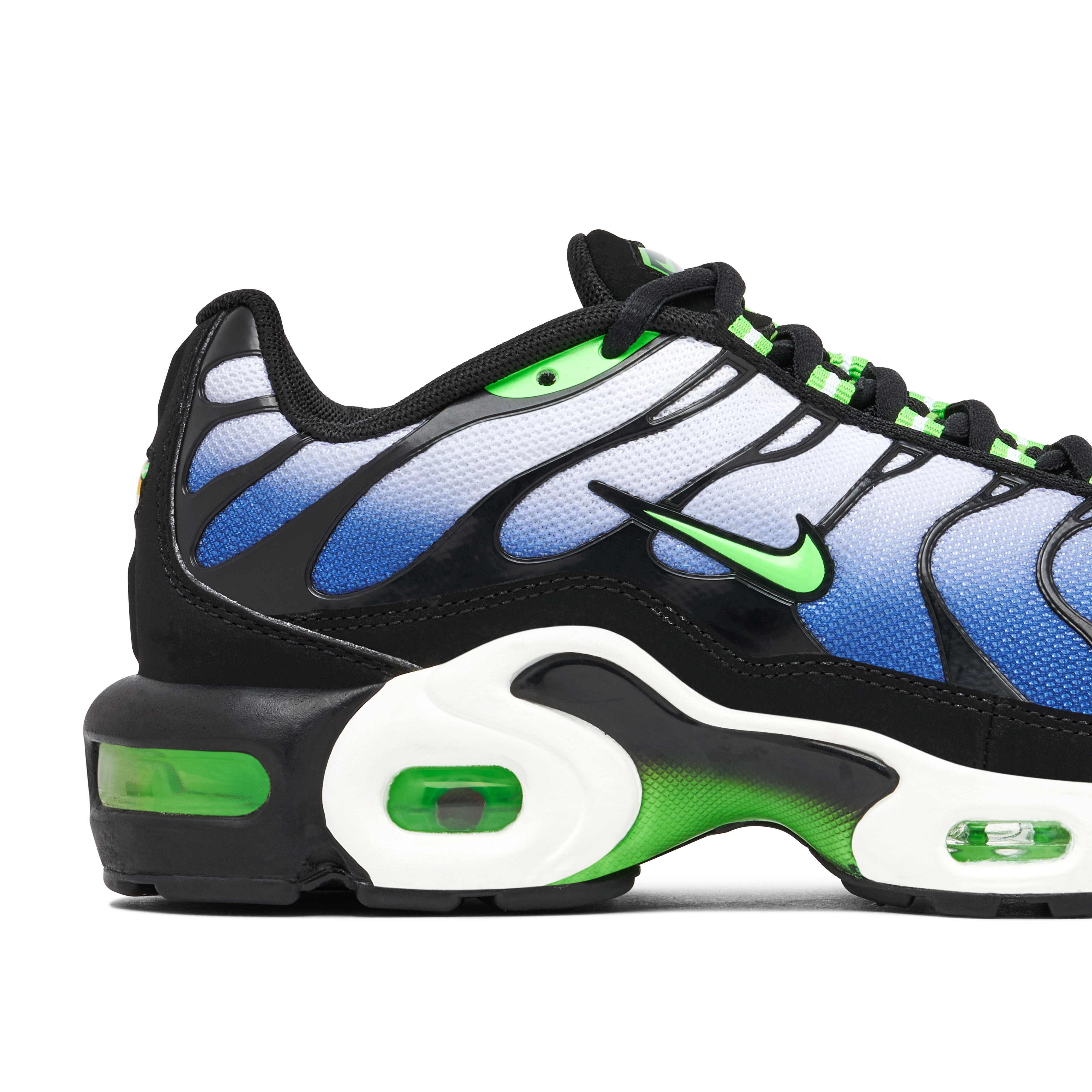 Nike tn air black and clearance green