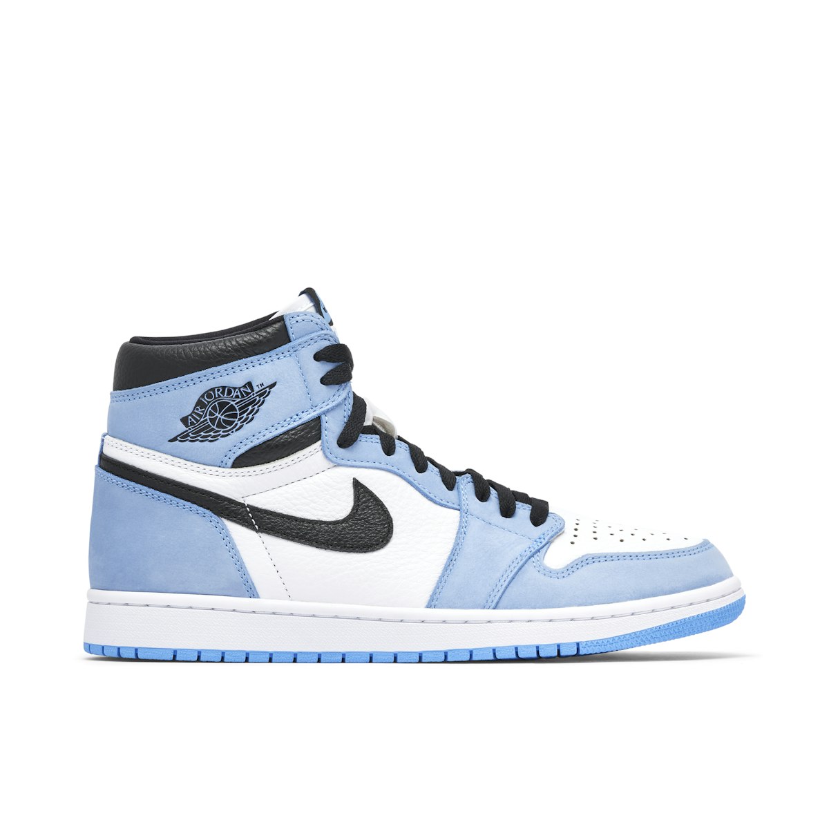 Custom Nike Air Jordan 1 Mid Baby Blue AJ1 Unisex sneakers for Men & Women