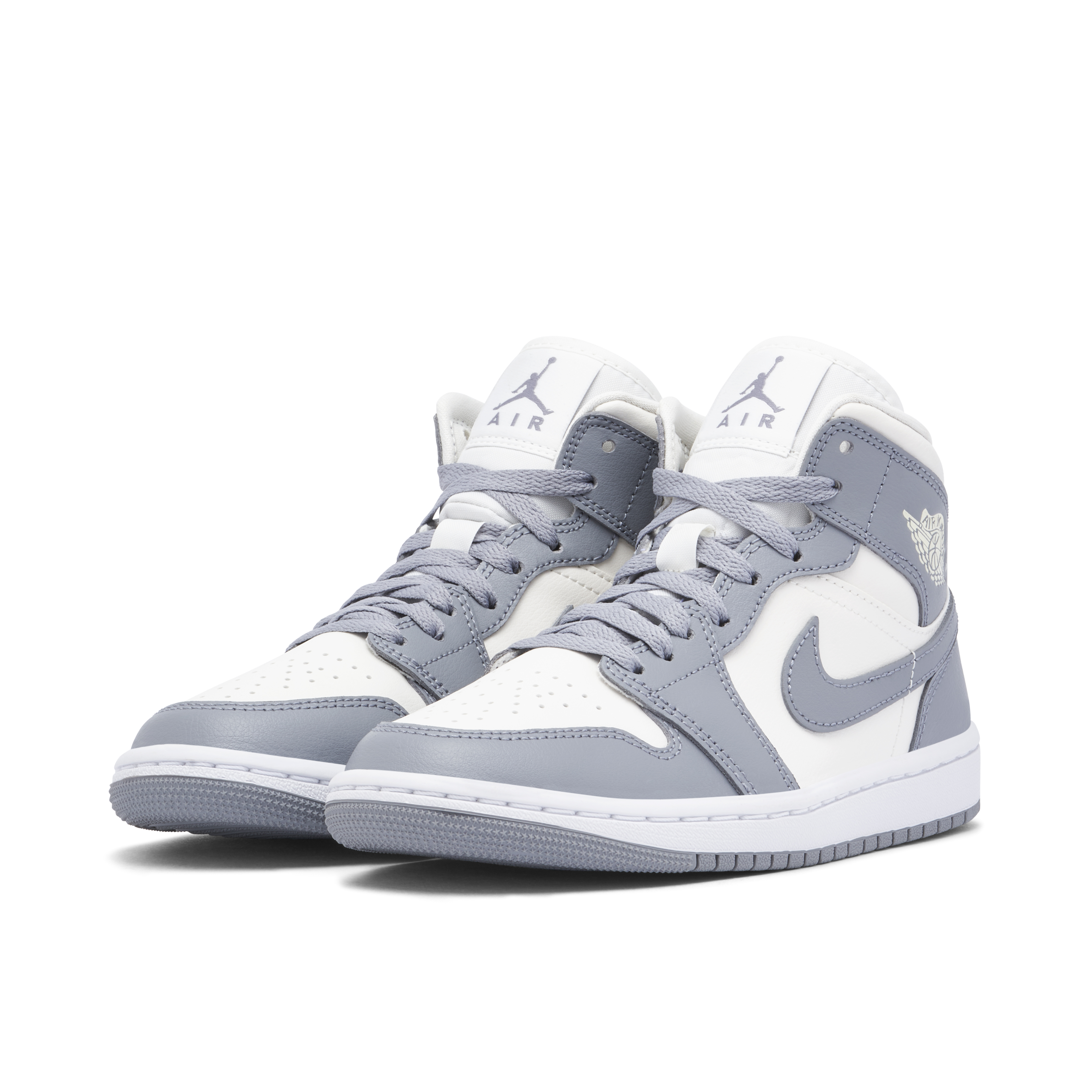 Air Jordan 1 Mid Grey Sail Womens | BQ6472-115 | Laced