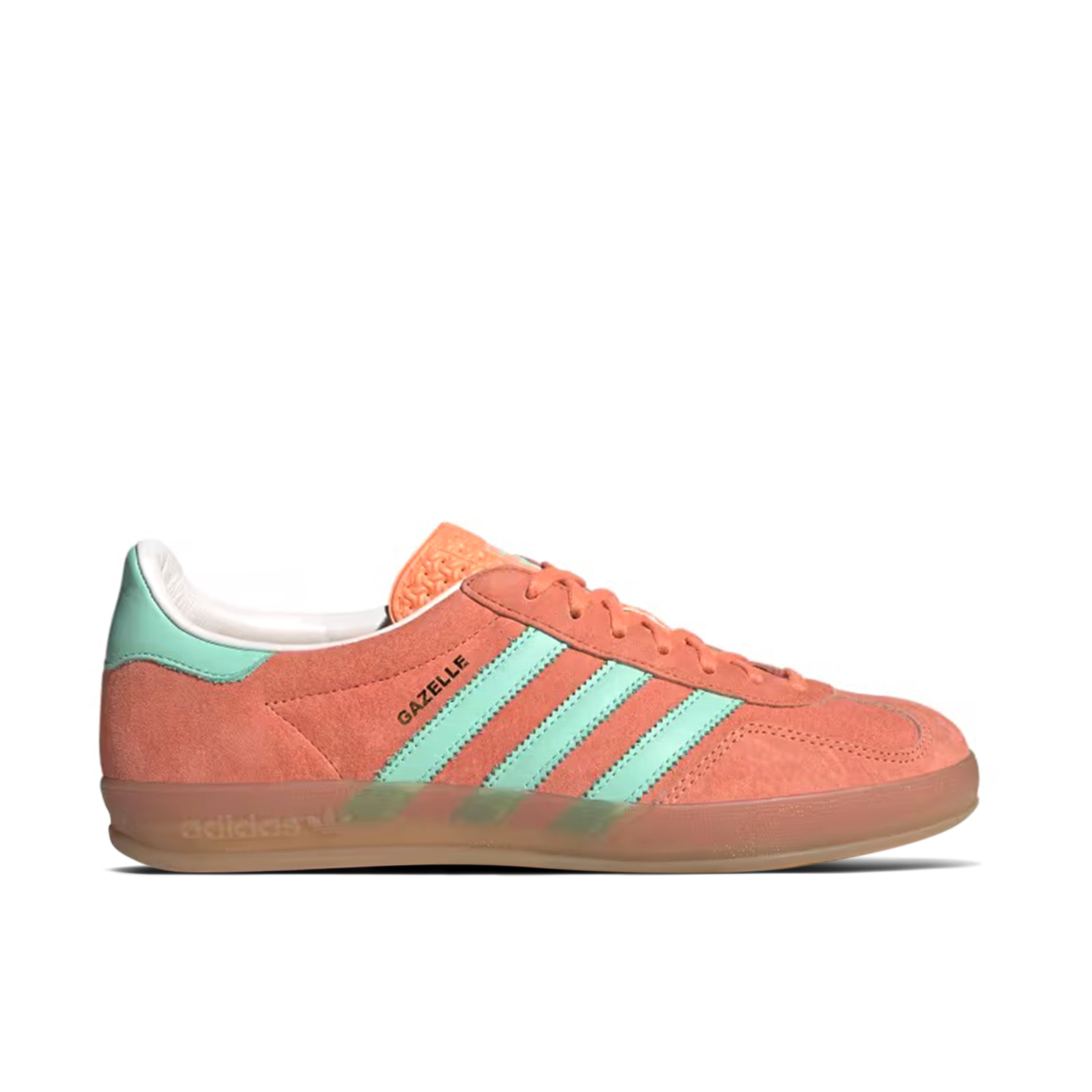 Adidas Gazelle Indoor Orange Clear Mint Womens | IH7499 | Laced