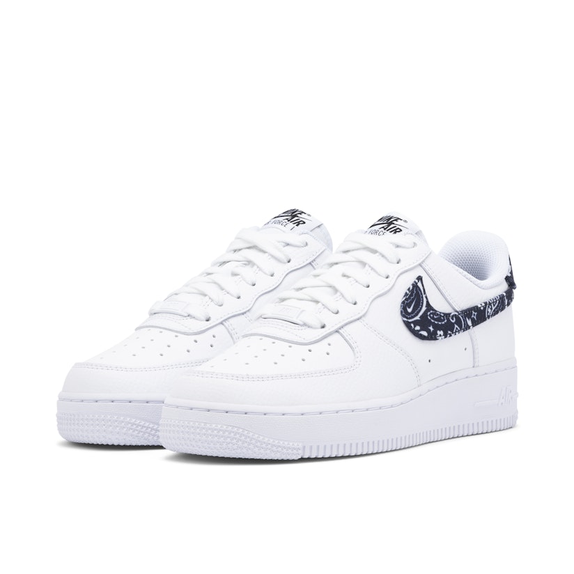 Nike Air Force 1 Low 07 White Black Paisley Womens | | Laced