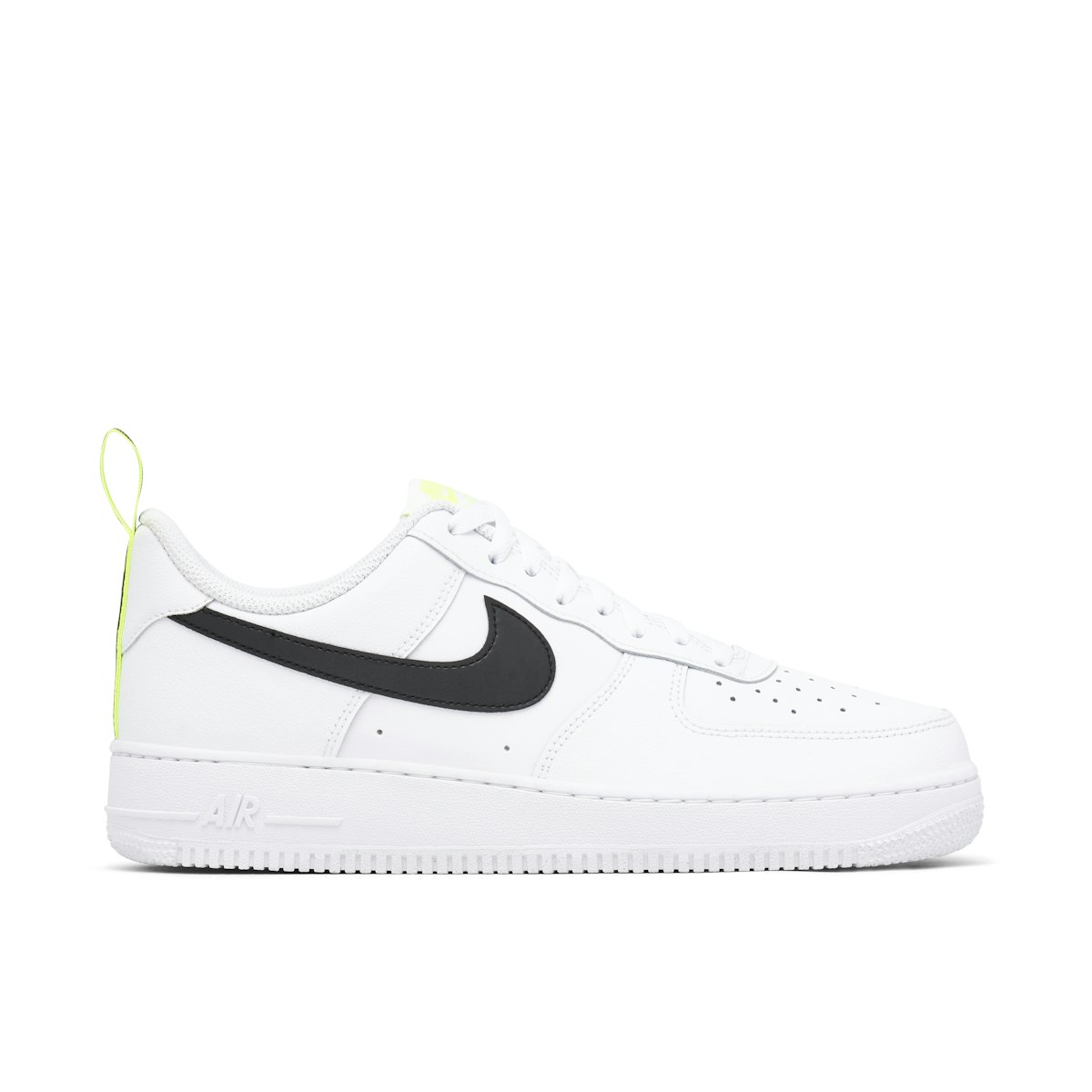 GeekSneaker] Nk Air Force 1 Low '07 LV8 40th Anniversary White Black  Sneakers In White