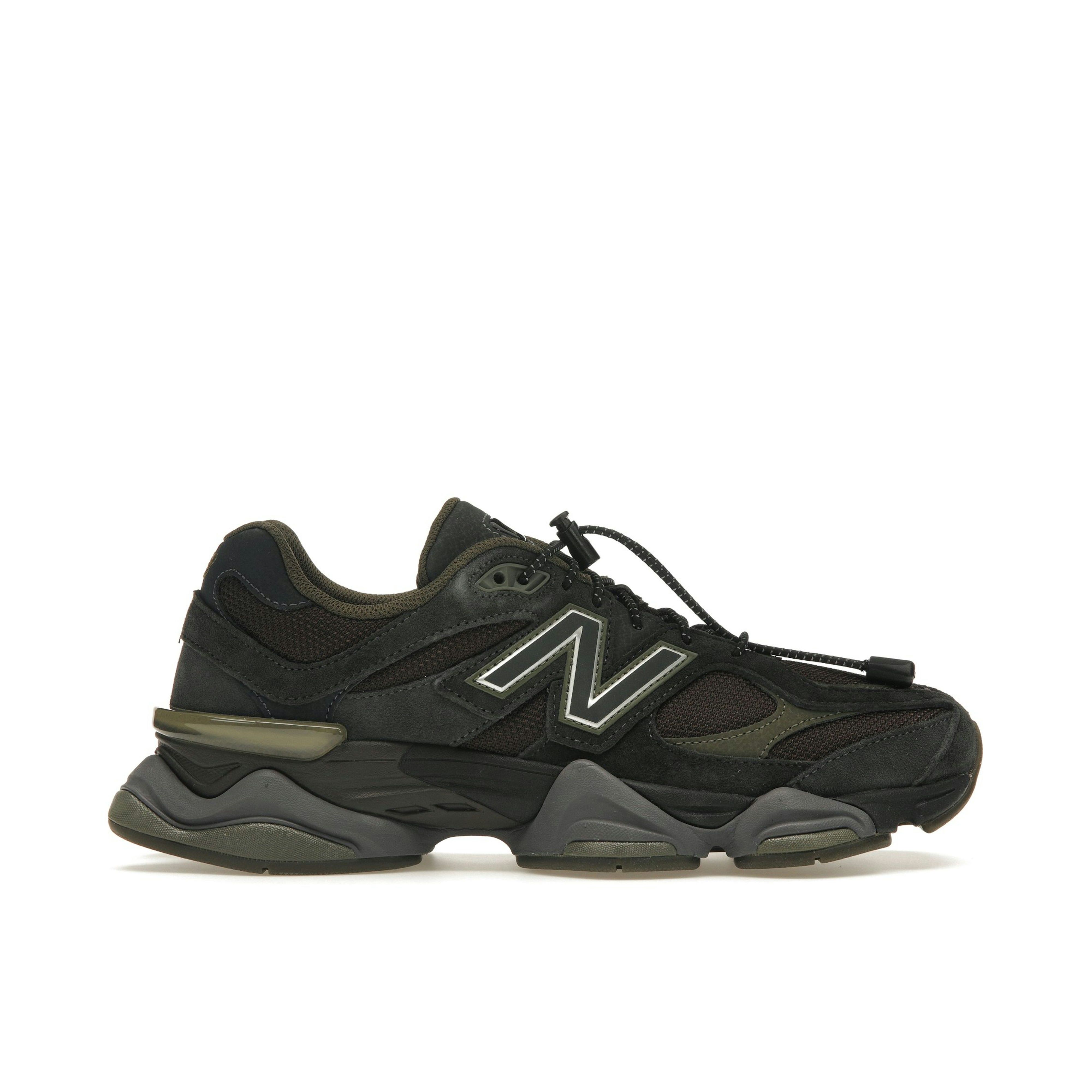 New Balance 9060 Triple Black Leather | U9060NRI | Laced