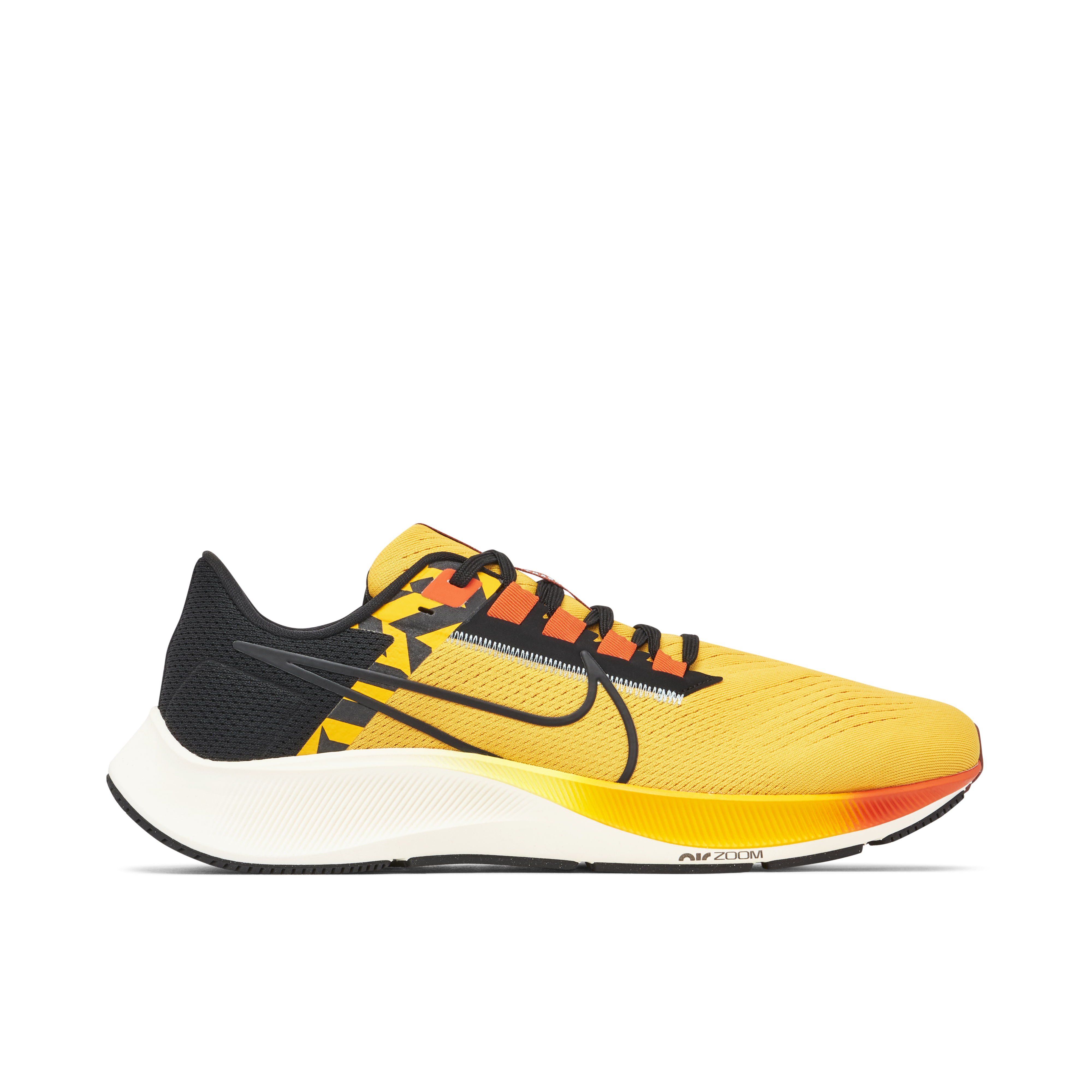 Running pegasus 36 sneakers in black with gold swoosh sale