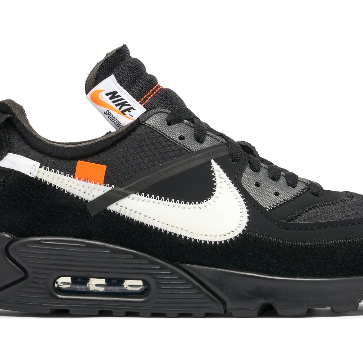 Off white the ten air max 90 black Clearance