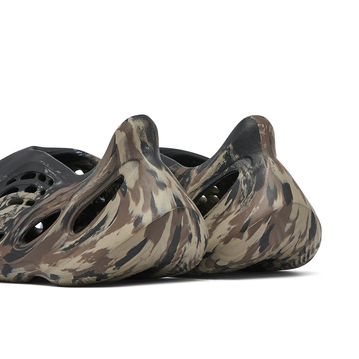 Yeezy Foam Runner MX Brown Blue ID4126 Laced