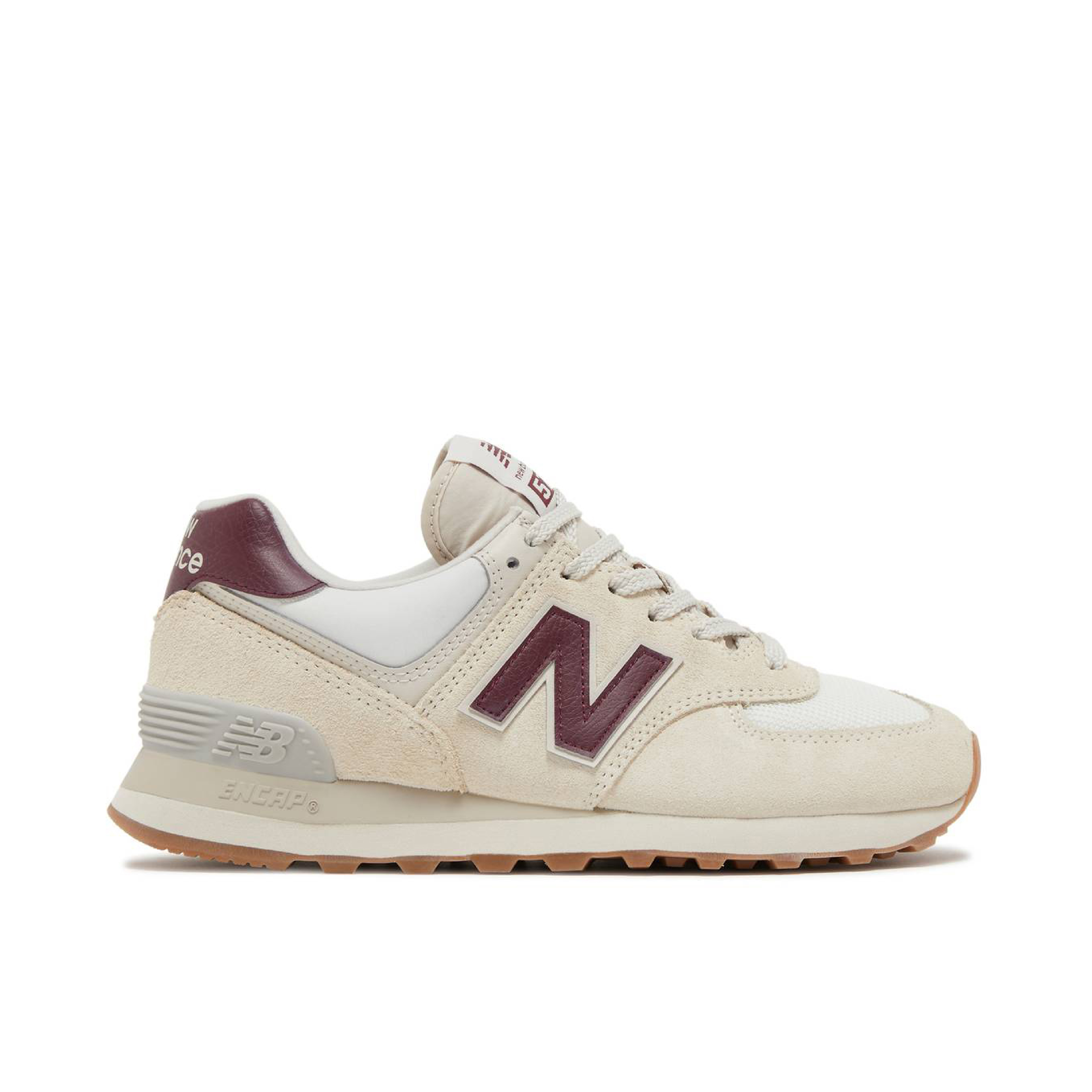 New balance 574 sales burgundy womens