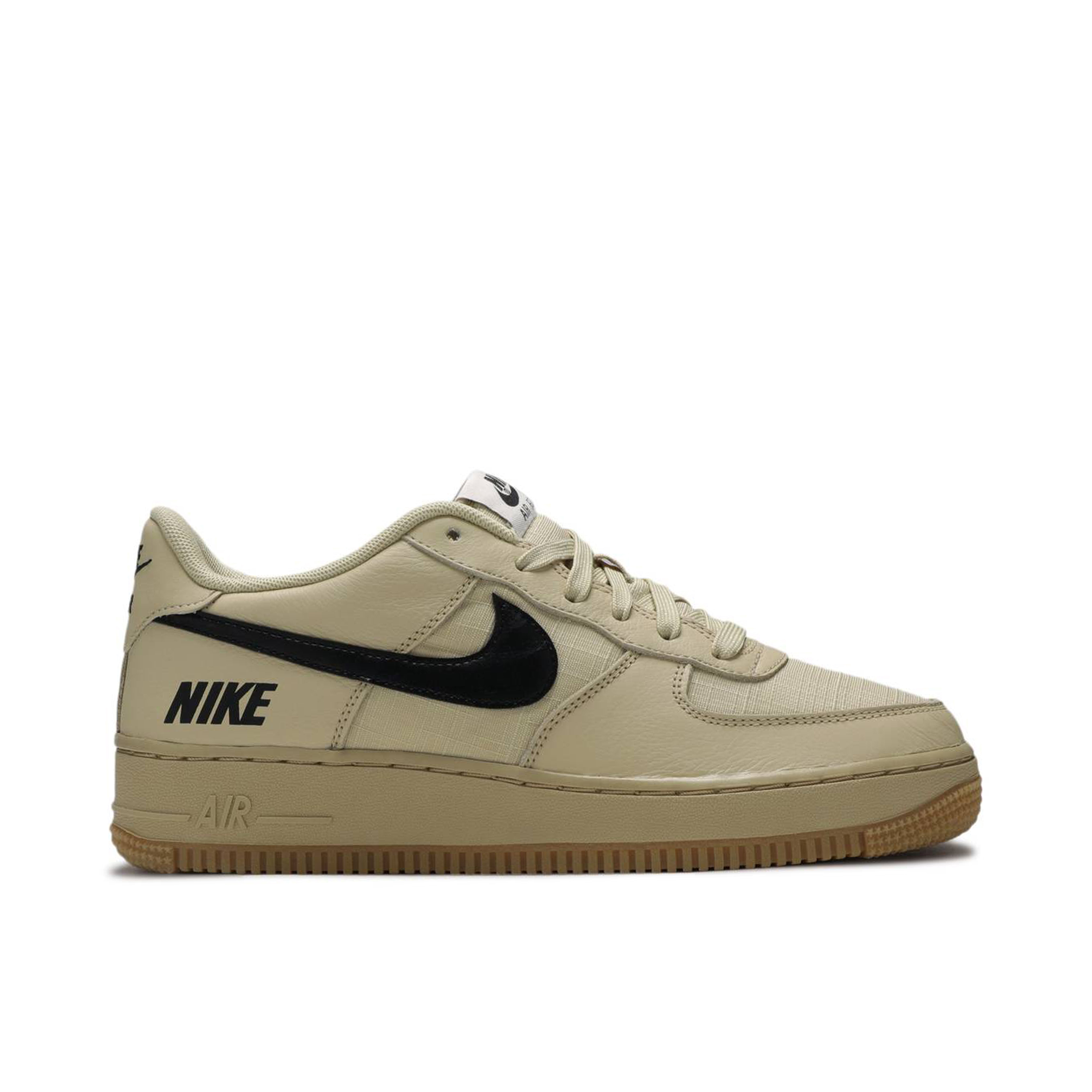 Nike Air Force 1 LV8 Gore Tex BG Gold GS CQ4215 700 Laced