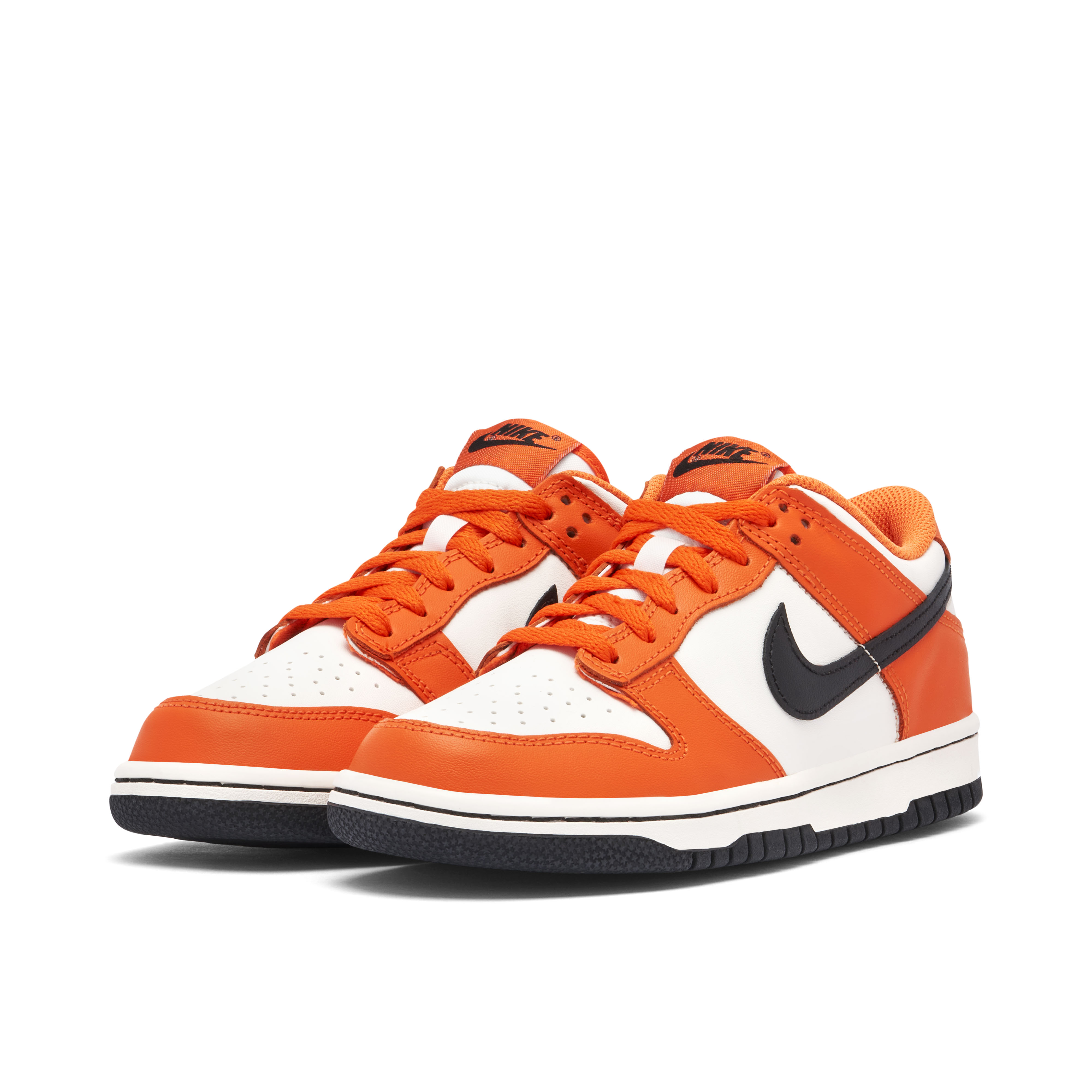 nike dunk low safety orange