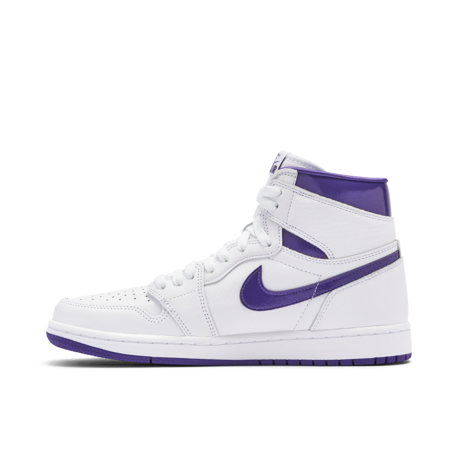 purple jordans womens