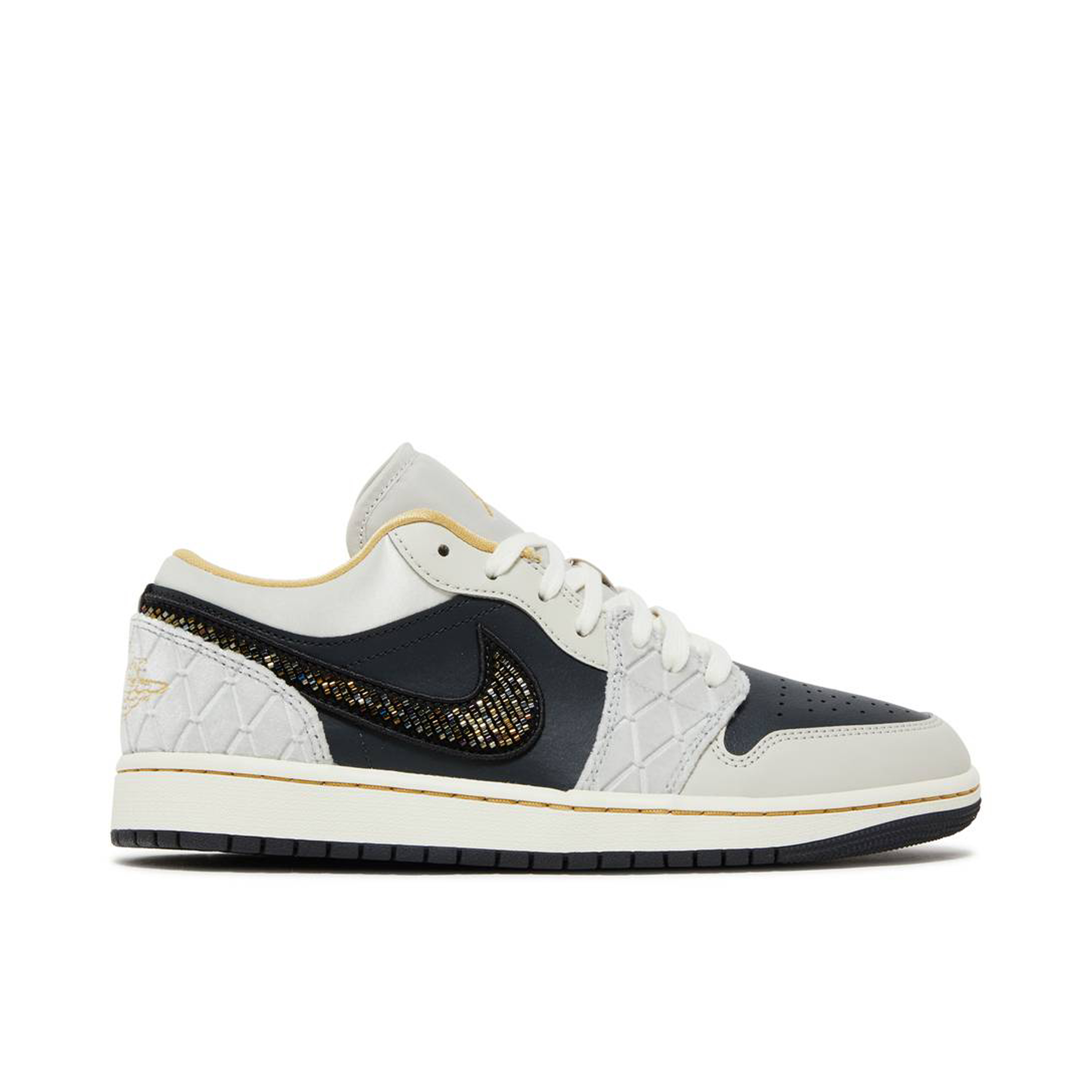 Air Jordan 1 Low Beaded Swoosh | DV1762-001 | Laced