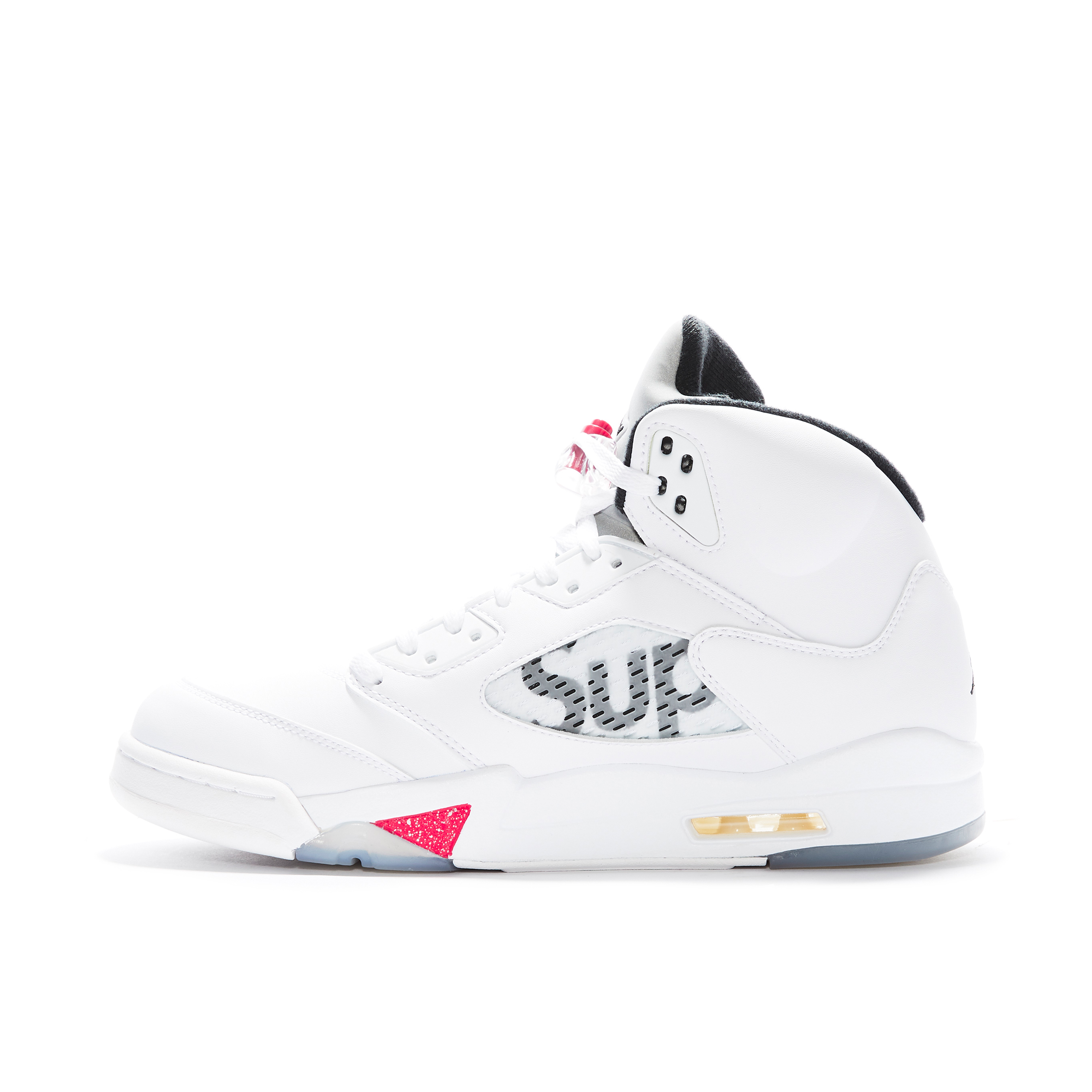 Buy Supreme x Air Jordan 5 Retro 'White' - 824371 101