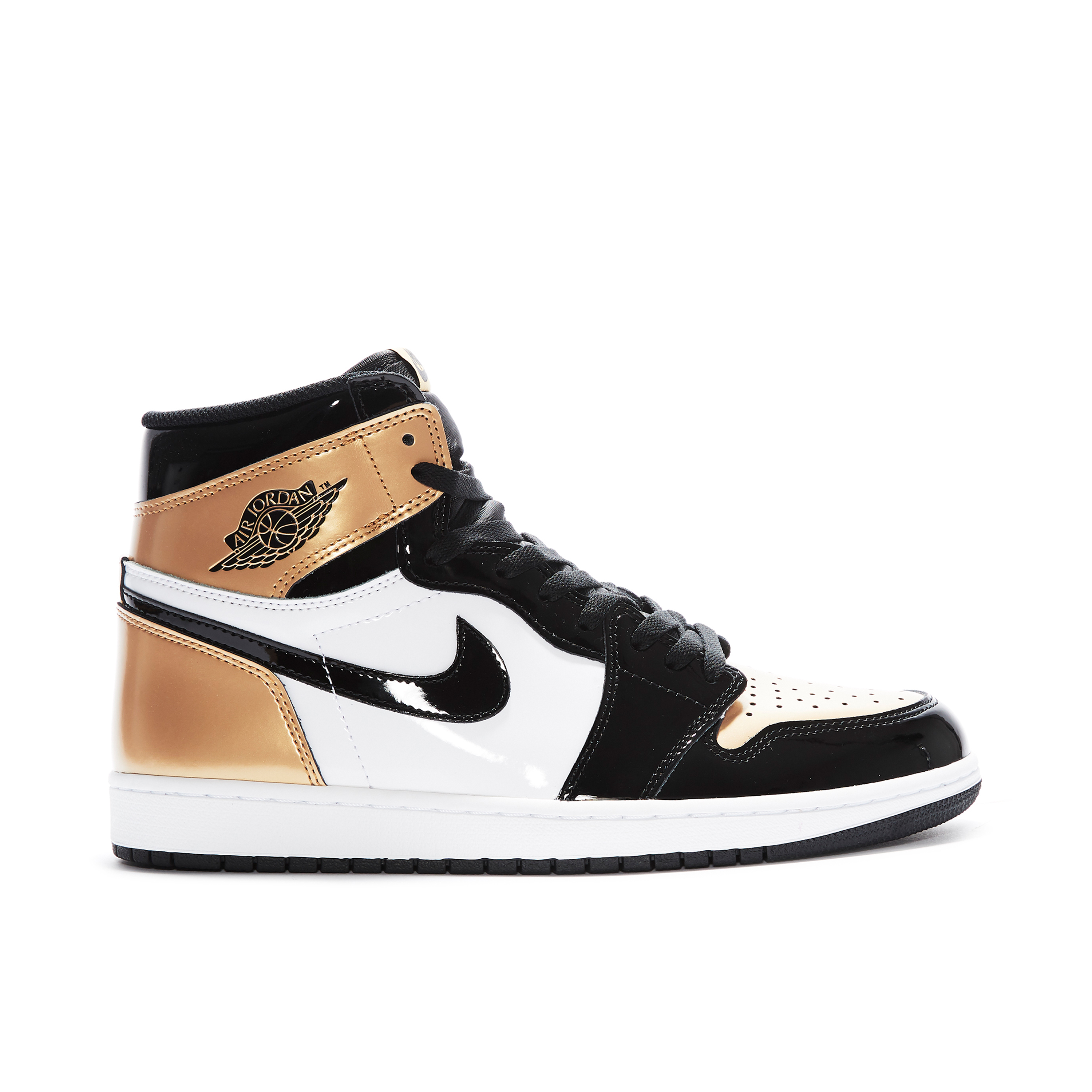 Air Jordan 1 High OG Patent Black Gold | 555088-032 | Laced