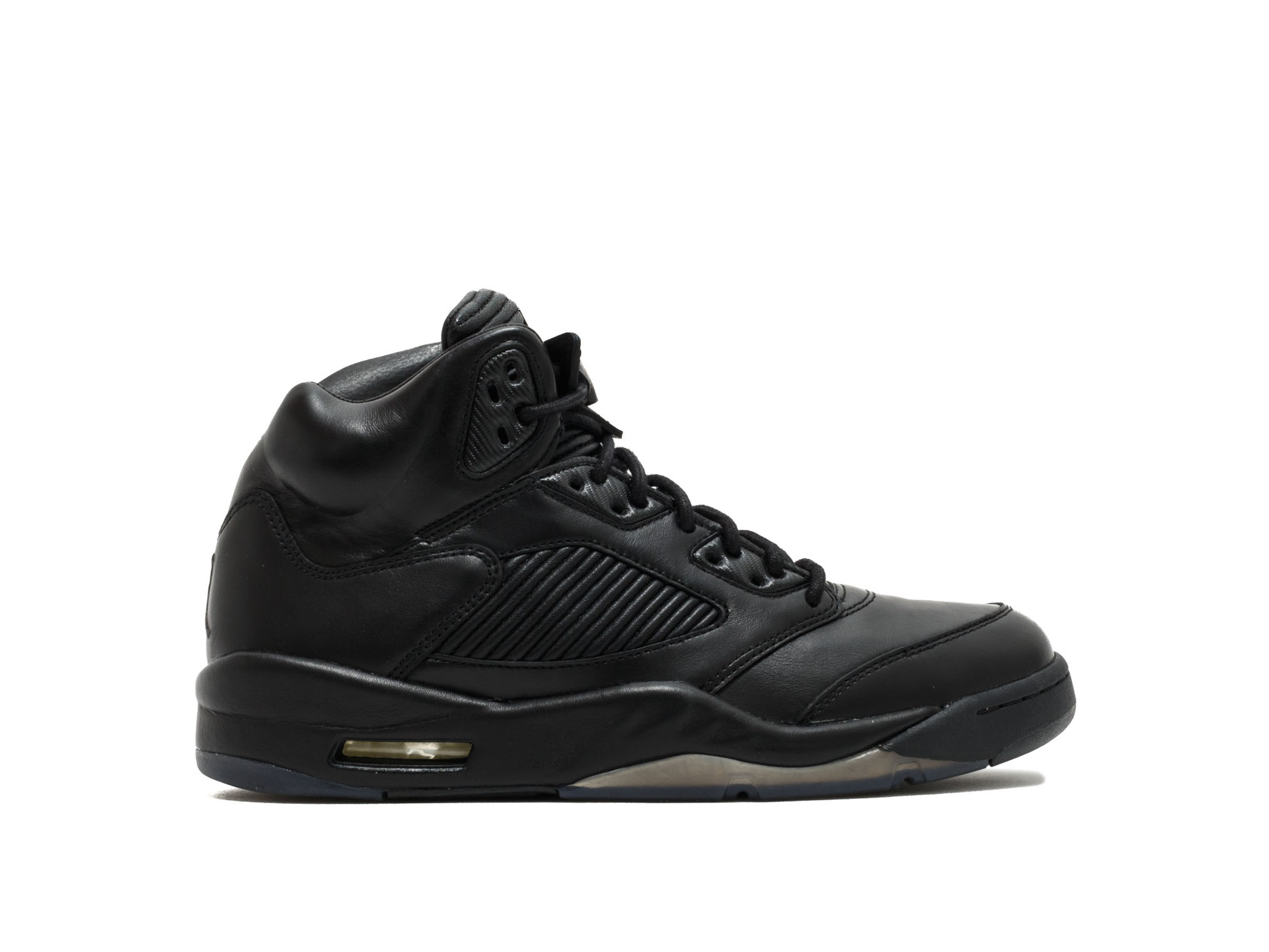 Jordan retro 5 triple sales black