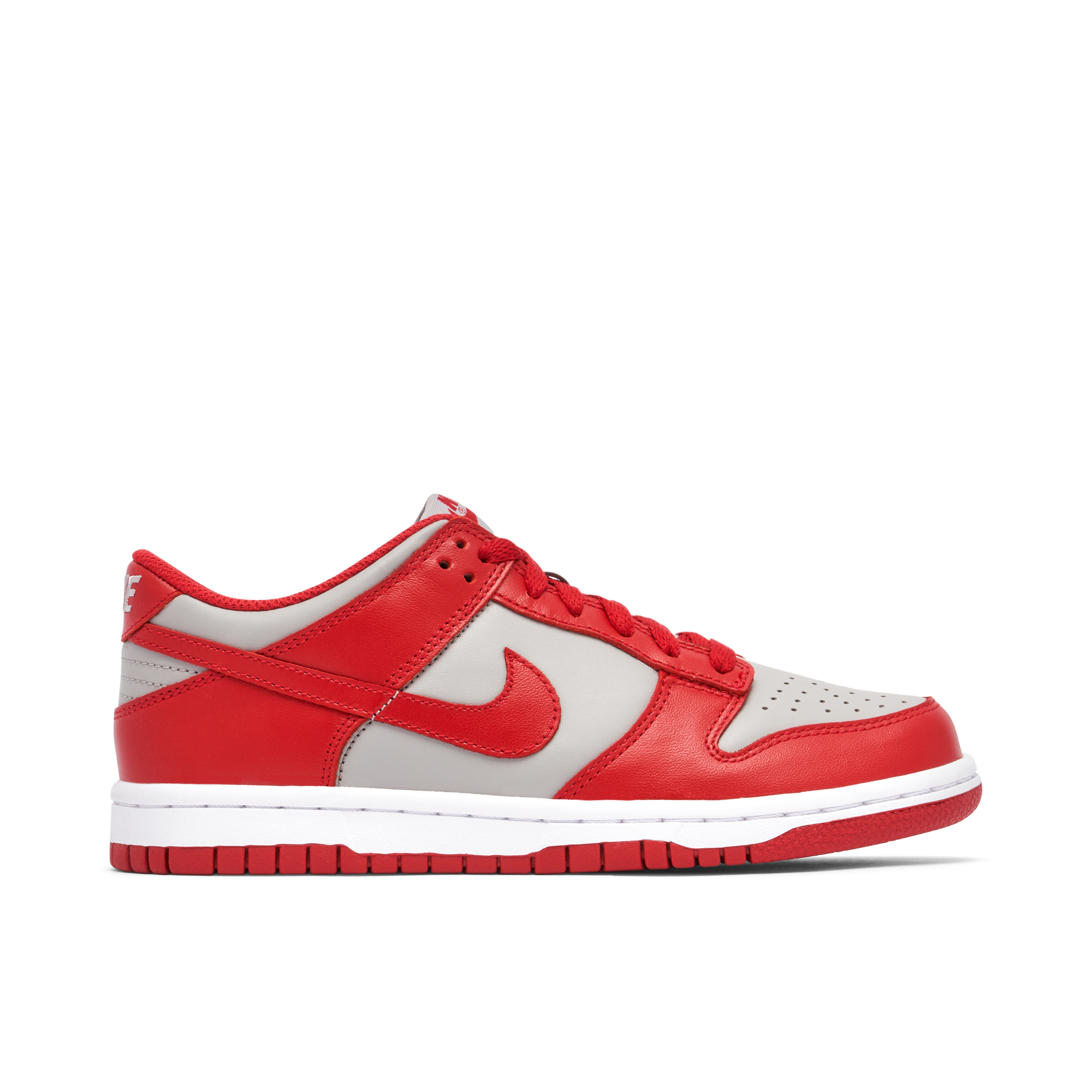 nike sb dunk low red grey