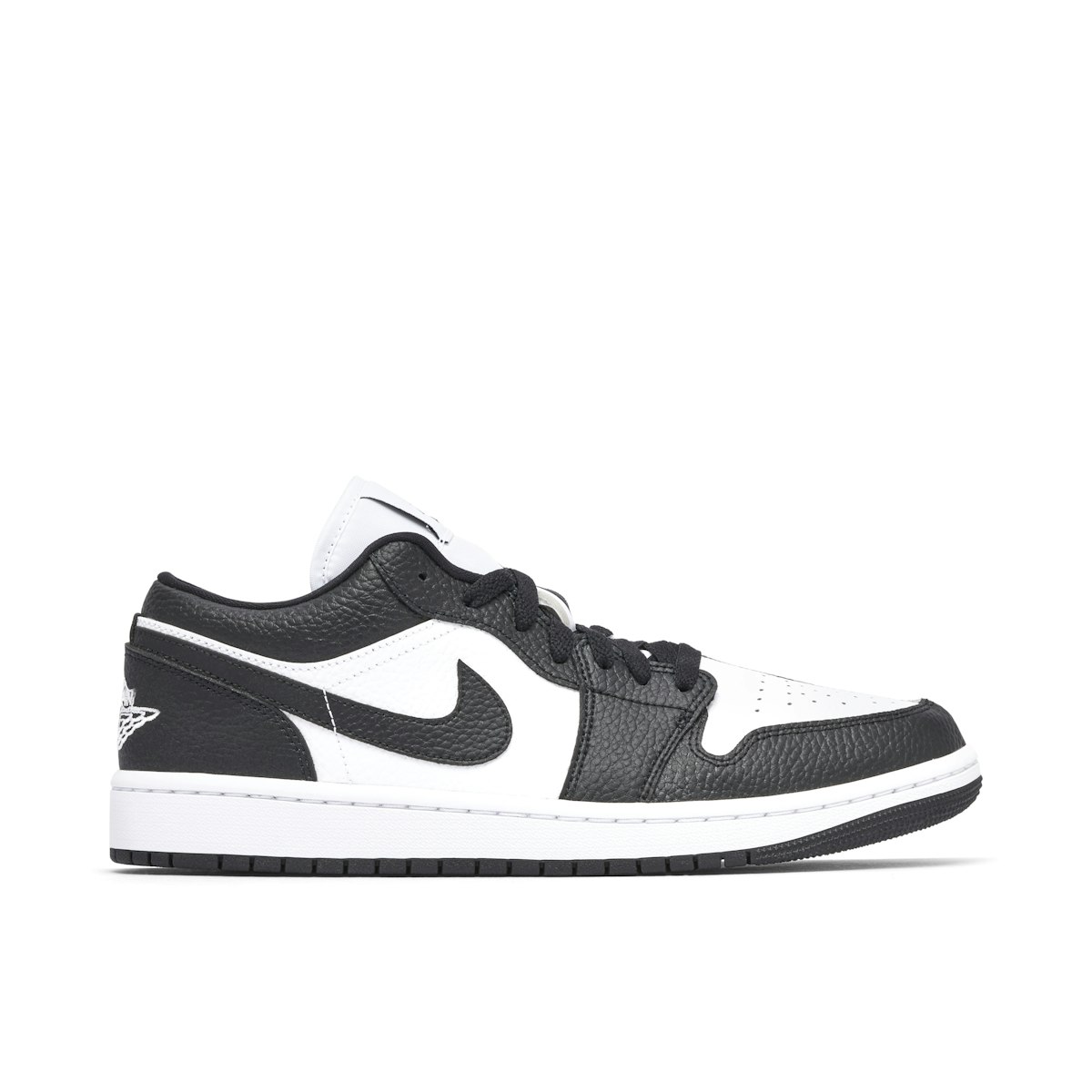 Jordan 1 low white black logo Clearance