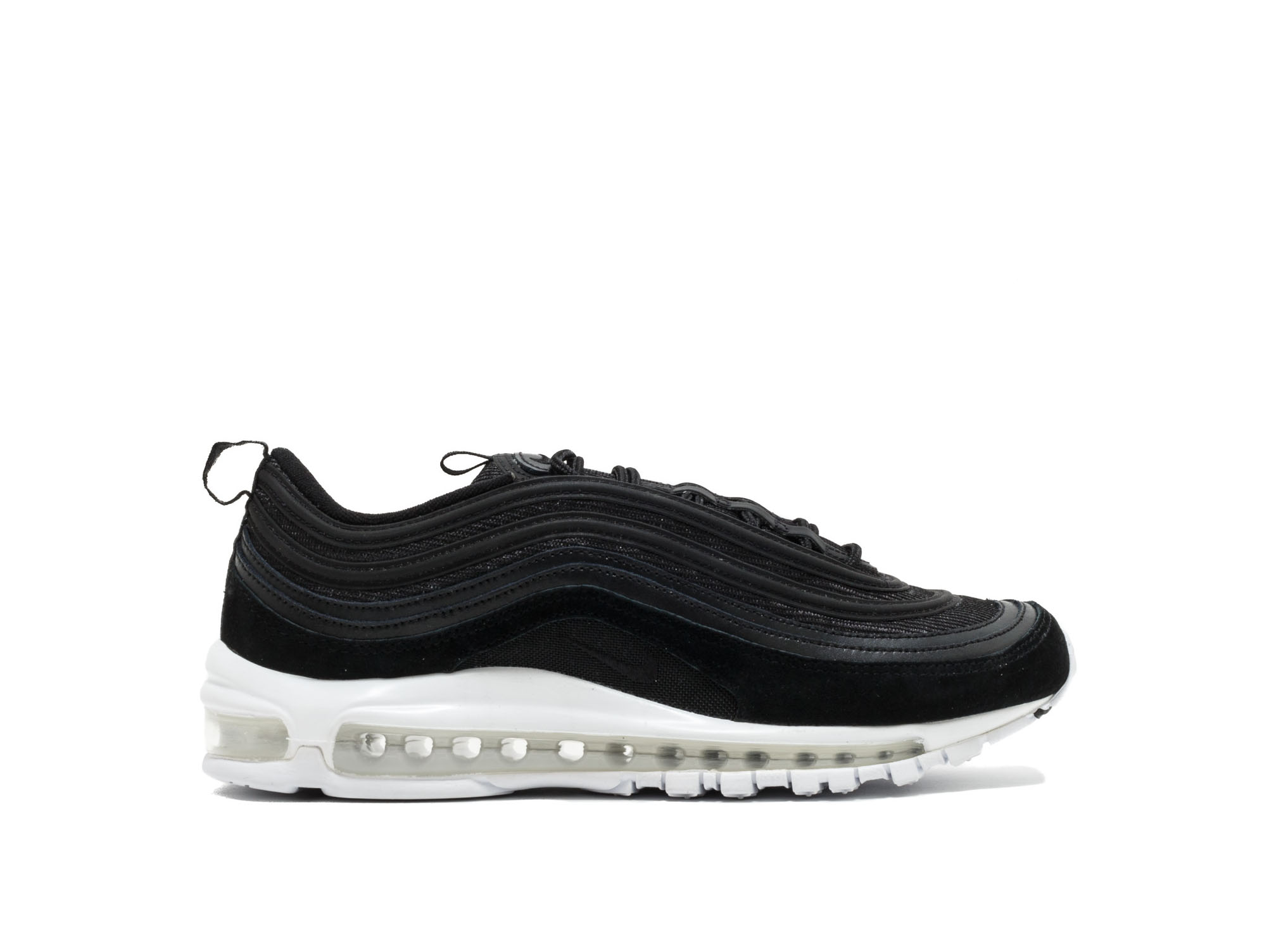 black leather air max 97