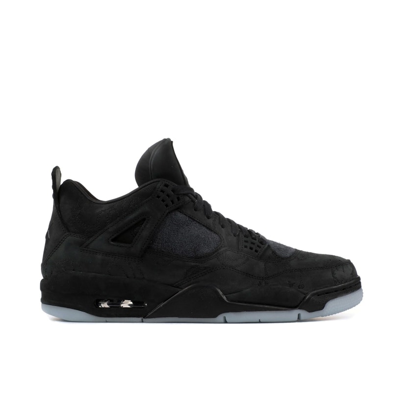 Jordan retro 4 kaws black Clearance