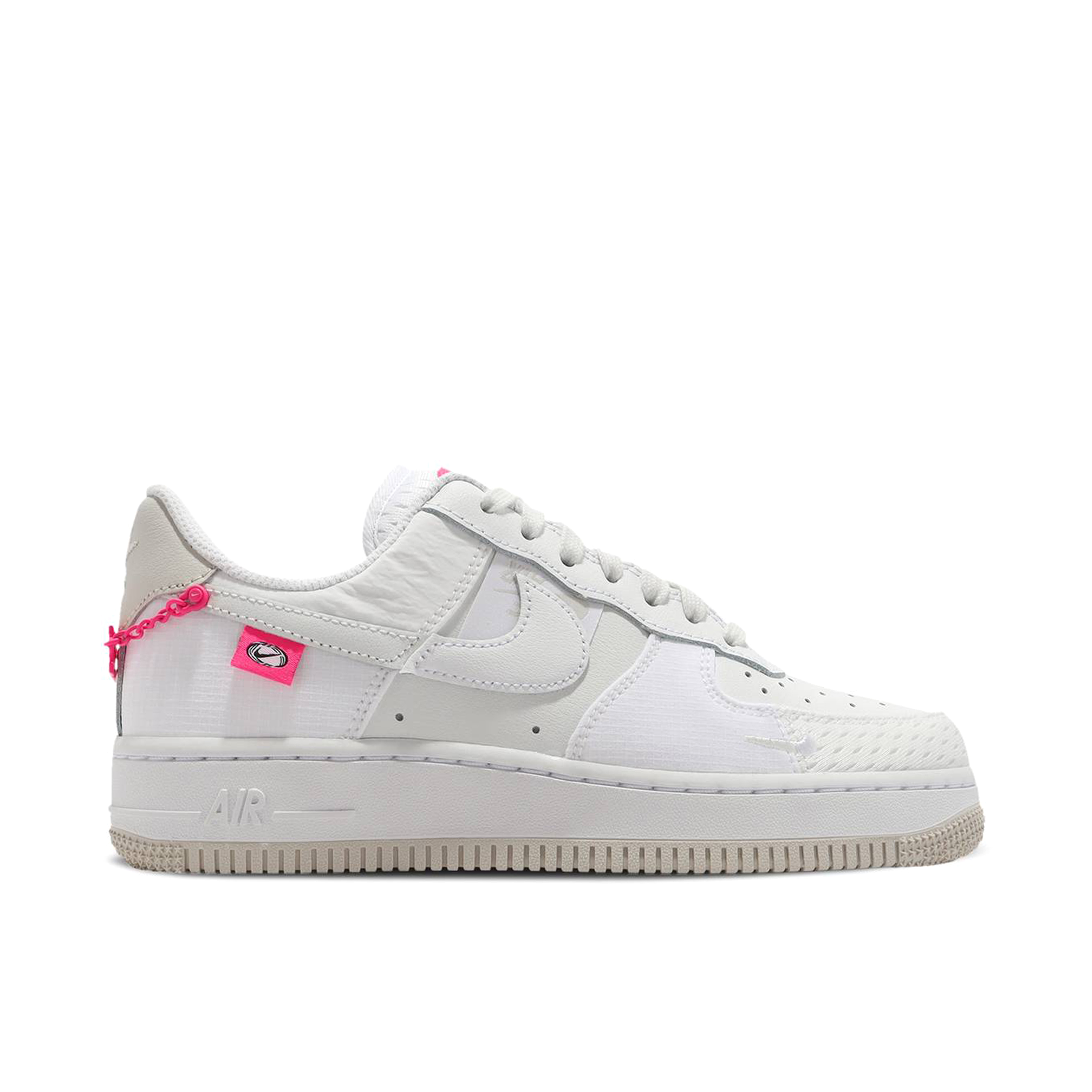 Nike Air Force 1 07 LX Pink Bling Womens DX6061 111 Laced