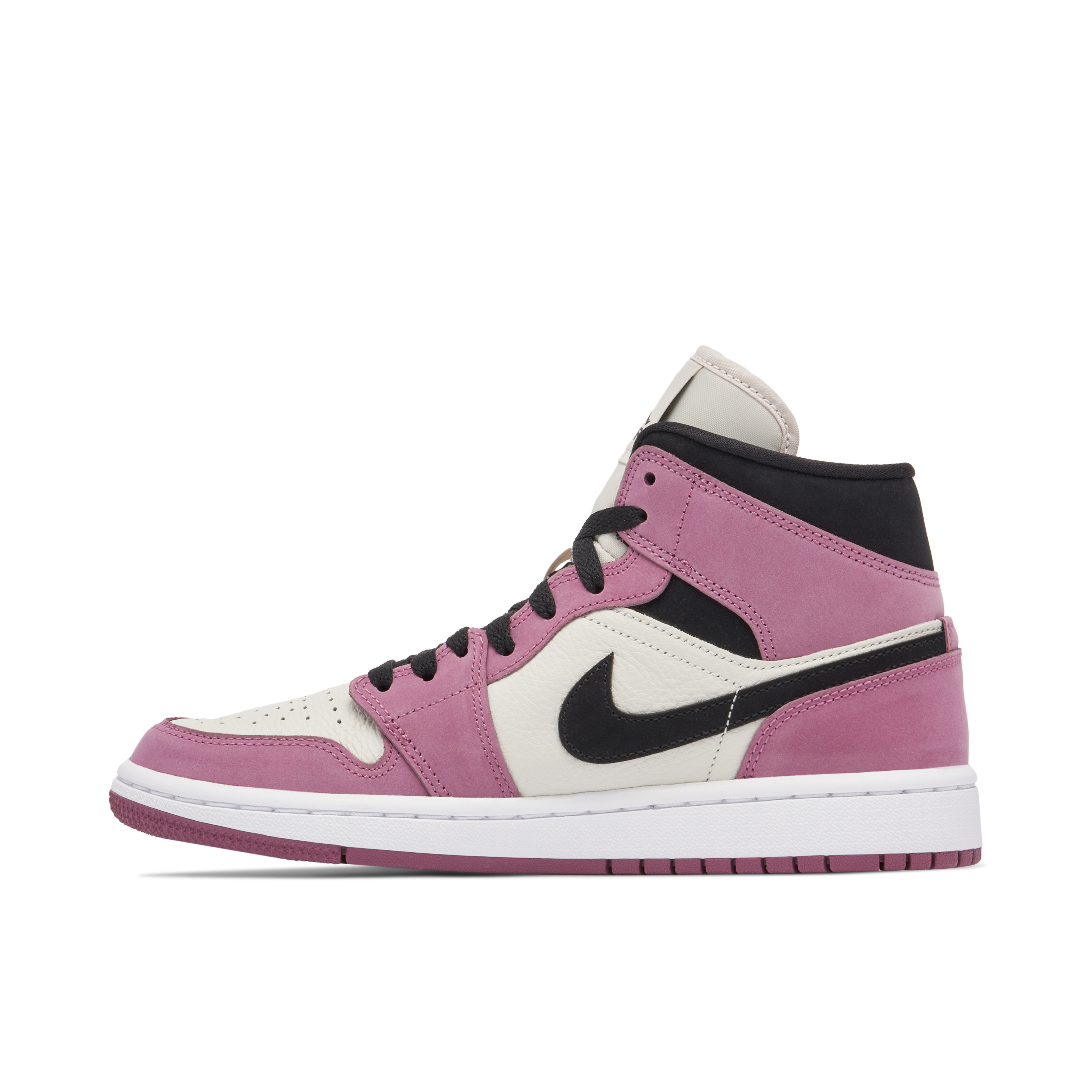 Air Jordan 1 Mid Berry Pink Womens | DC7267-500 | Laced
