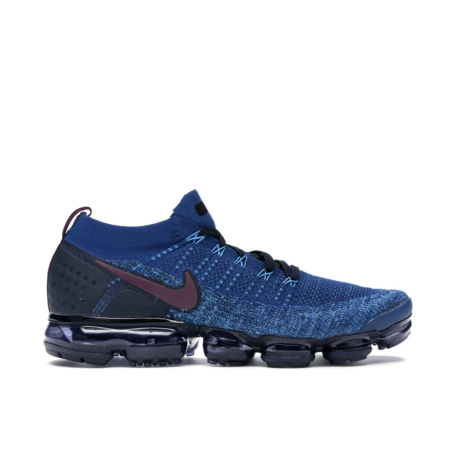 Vapormax flyknit blue and on sale black