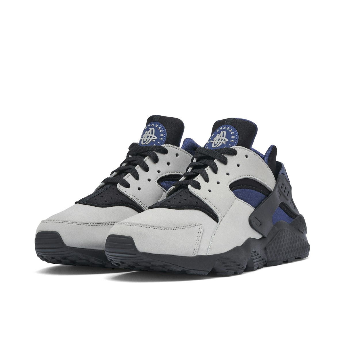 blue and black nike huarache