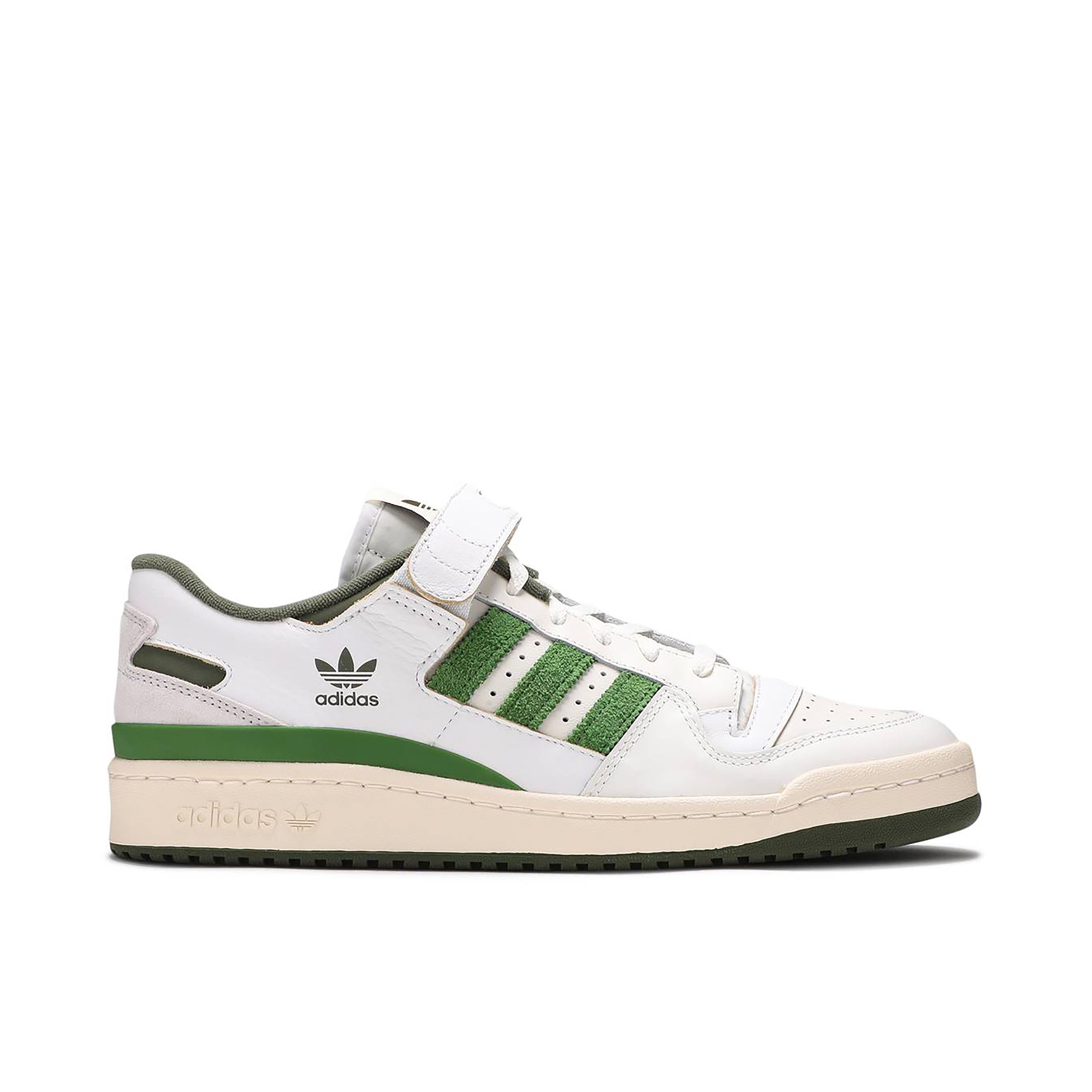 adidas forum 84 low white crew green men's