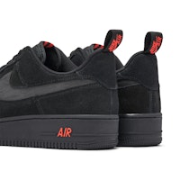 🔥🔥 New Nike Air Force 1 '07 LV8 Reflective Crimson Black Shoes  Men's Size 🔥🔥