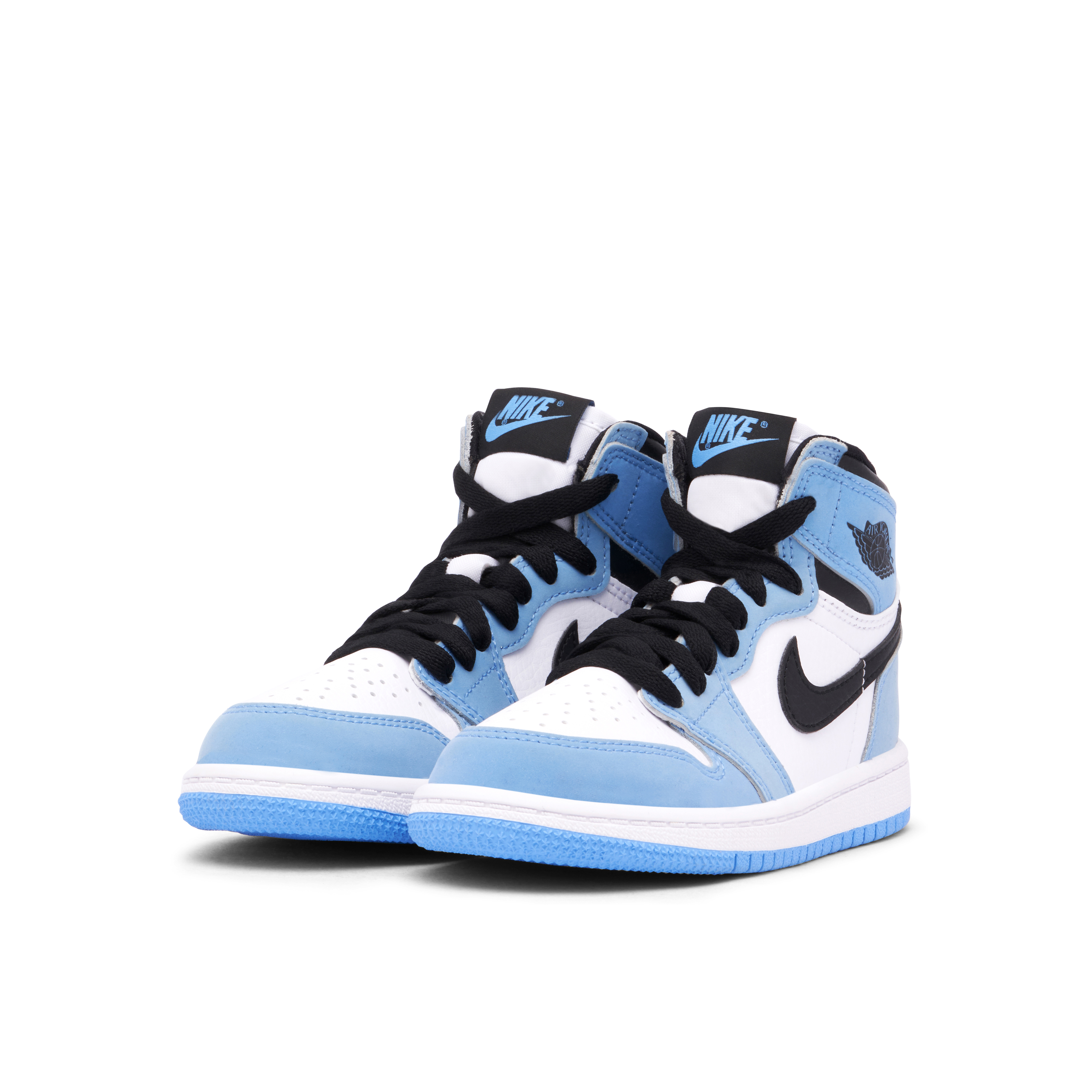 High top hot sale blue sneakers