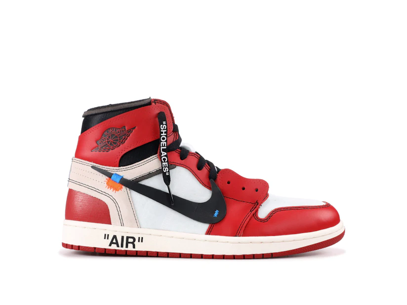 Air Jordan 1 Off White Trainers Nike Air Jordan High Chicago Sneakers Laced Air Jordan 1 Off White Trainers Nike Air Jordan High Chicago Sneakers Laced