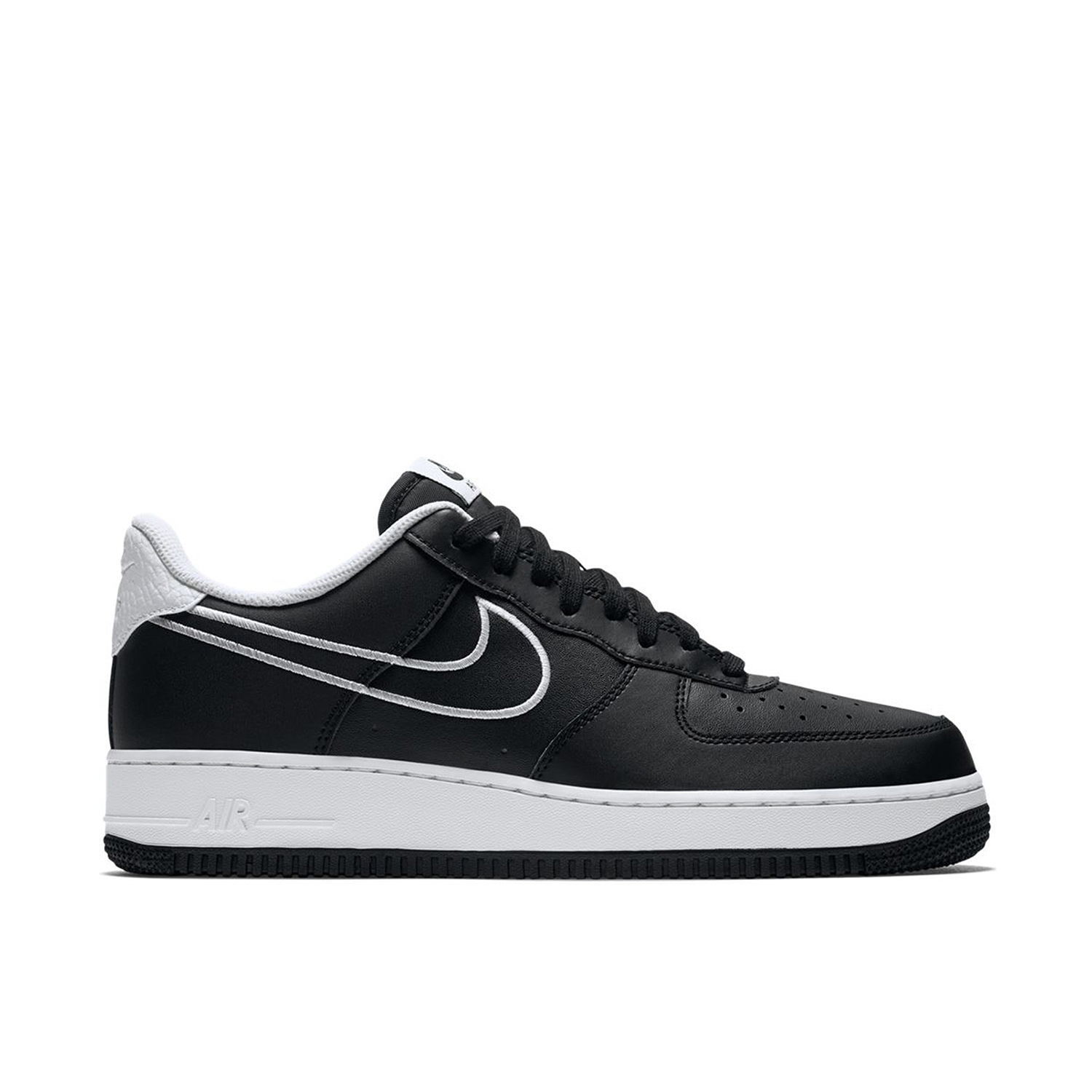 Nike Air Force 1 07 Low Leather Black White | AJ7280-001 | Laced