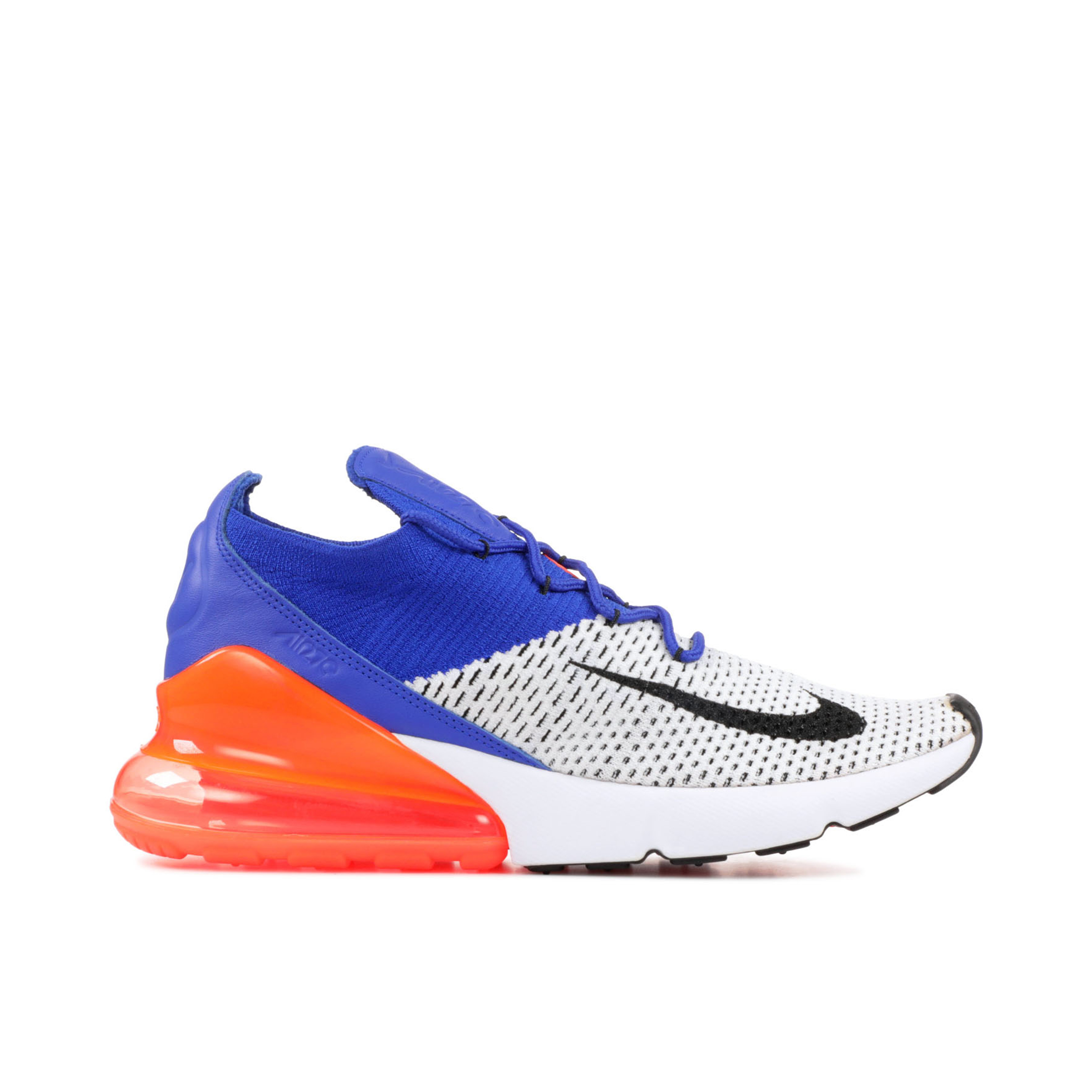 Nike air max 270 flyknit best sale blue orange