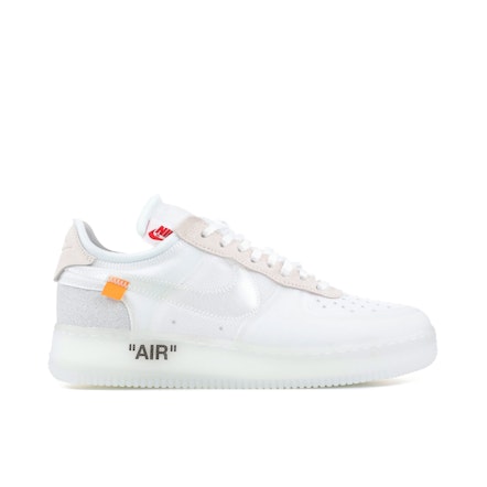 NIKE X OFF WHITE AIR FORCE 1 MCA UNIVERSITY BLUE UK5.5-US6 IN HAND  CI1173-400