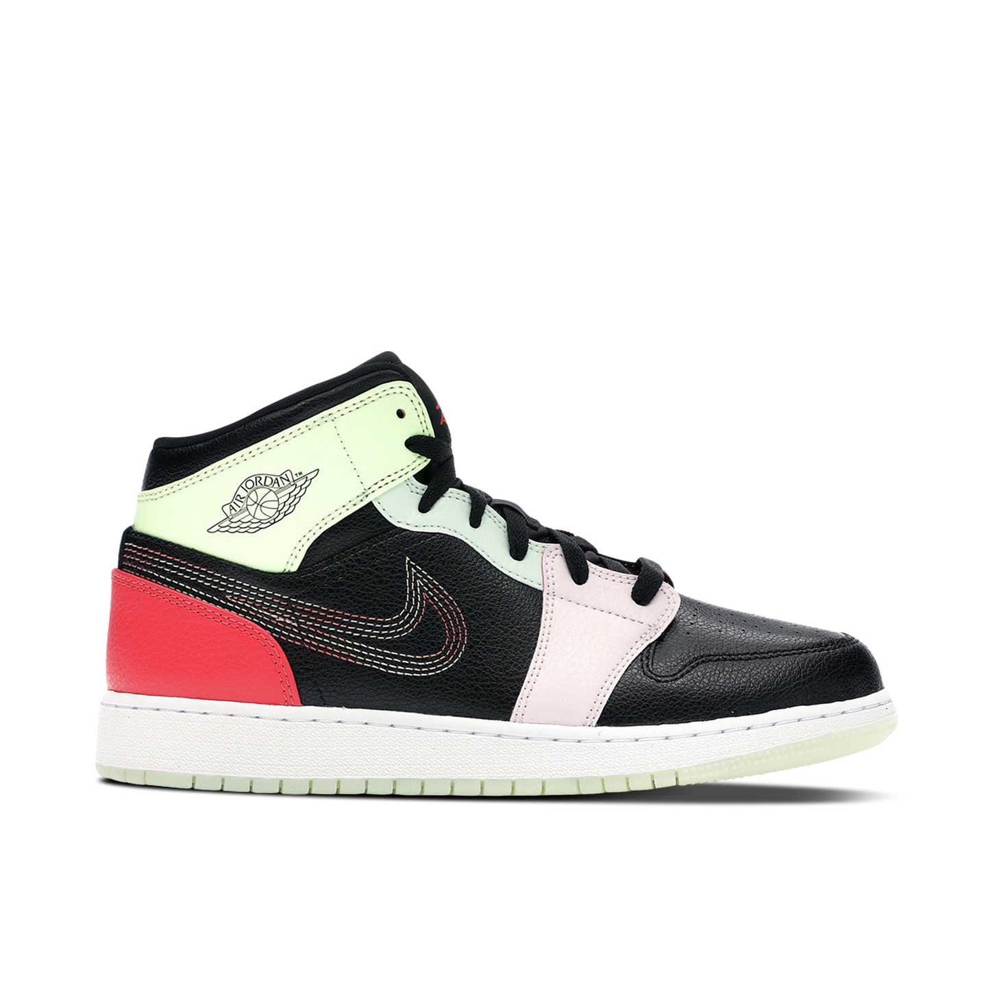 Air Jordan 1 Mid Glow-In-The-Dark GS | AV5174-076 | Laced