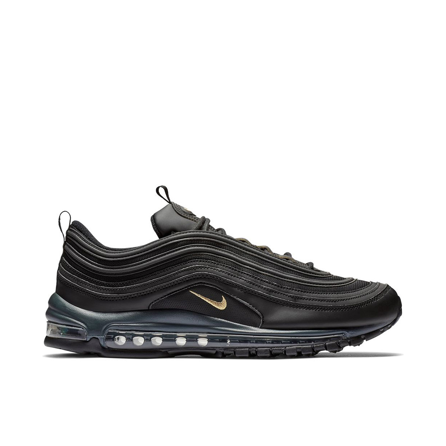 Air max 97 hot sale leather black gold