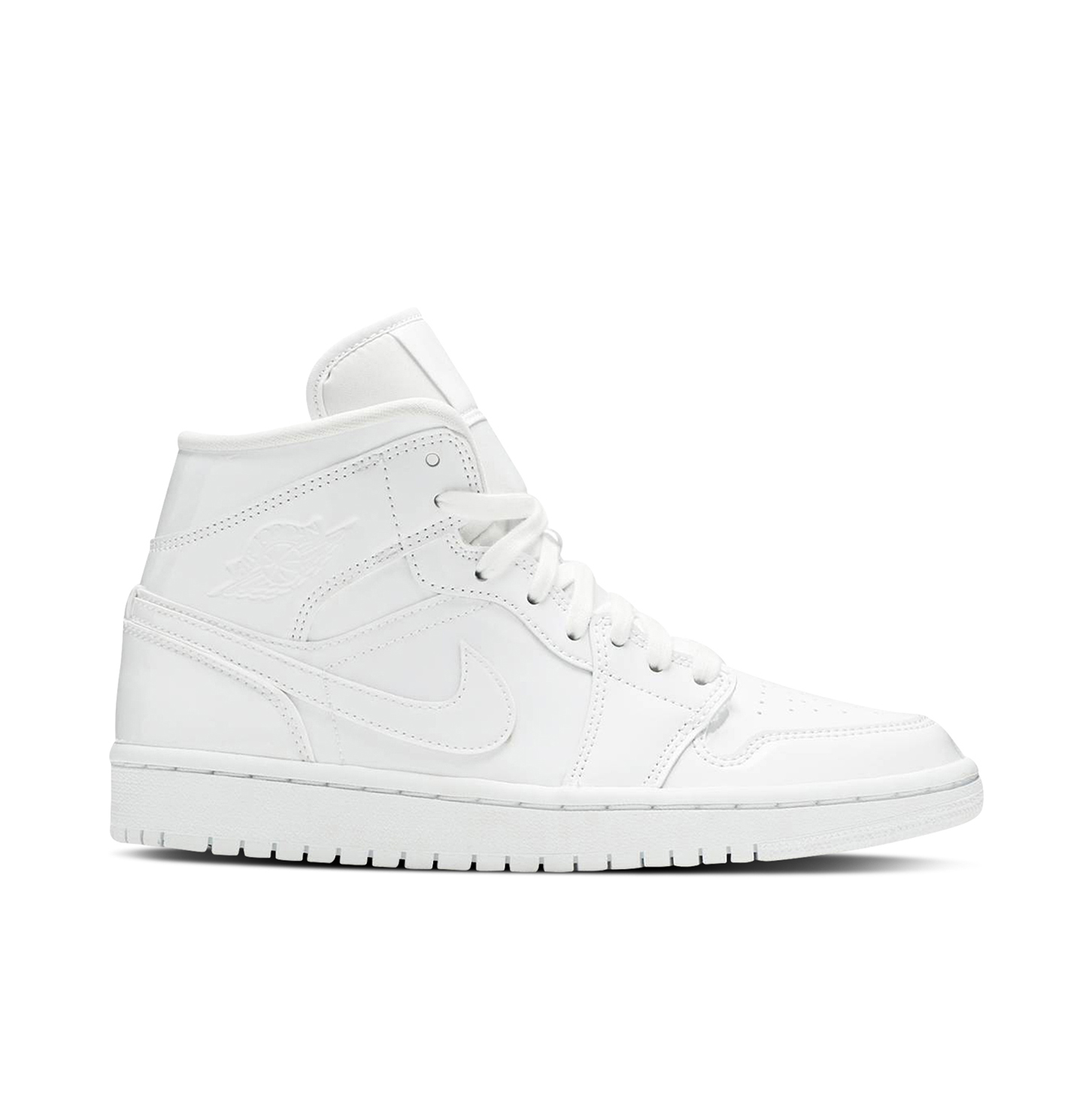 Air Jordan 1 Mid White Gloss Womens | BQ6472-111 | Laced