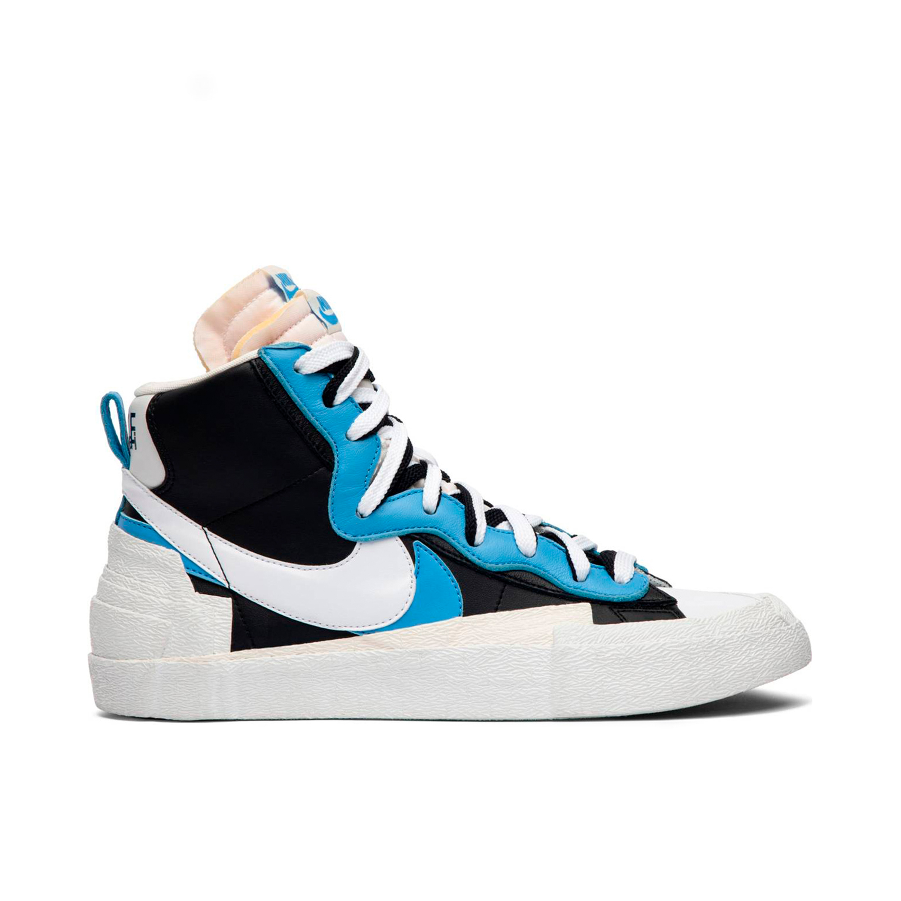Sacai x Nike Blazer Mid Black Blue | BV0072-001 | Laced