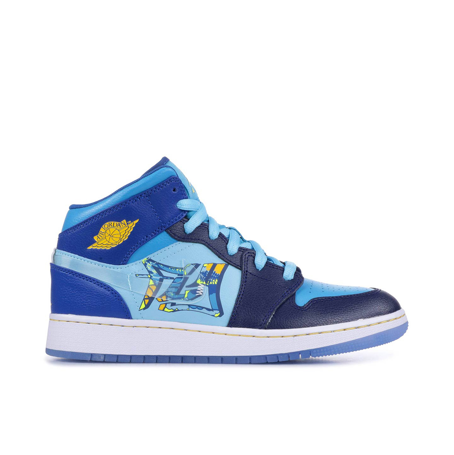 Jordan 1 shop mid fly blue