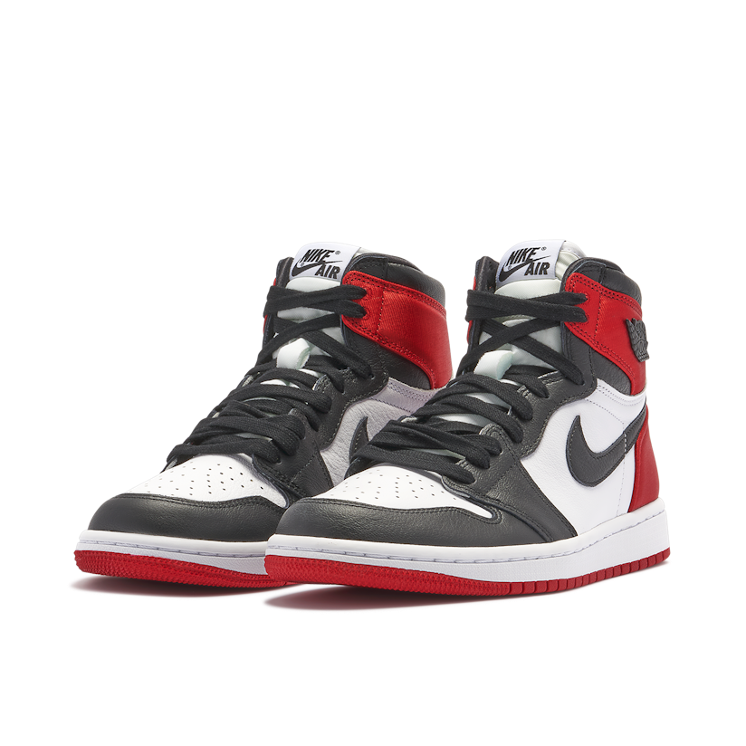 24.5cm Nike Air Jordan 1 Satin Black Toe