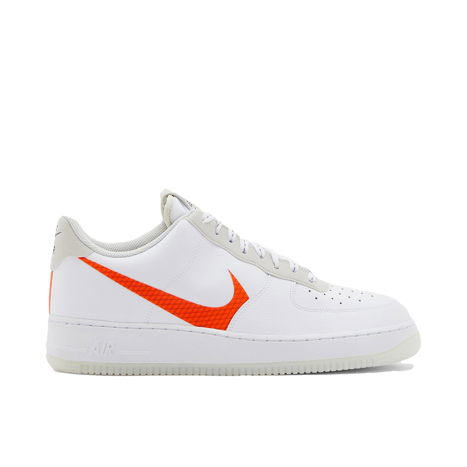 Air force 1 shop with orange swoosh