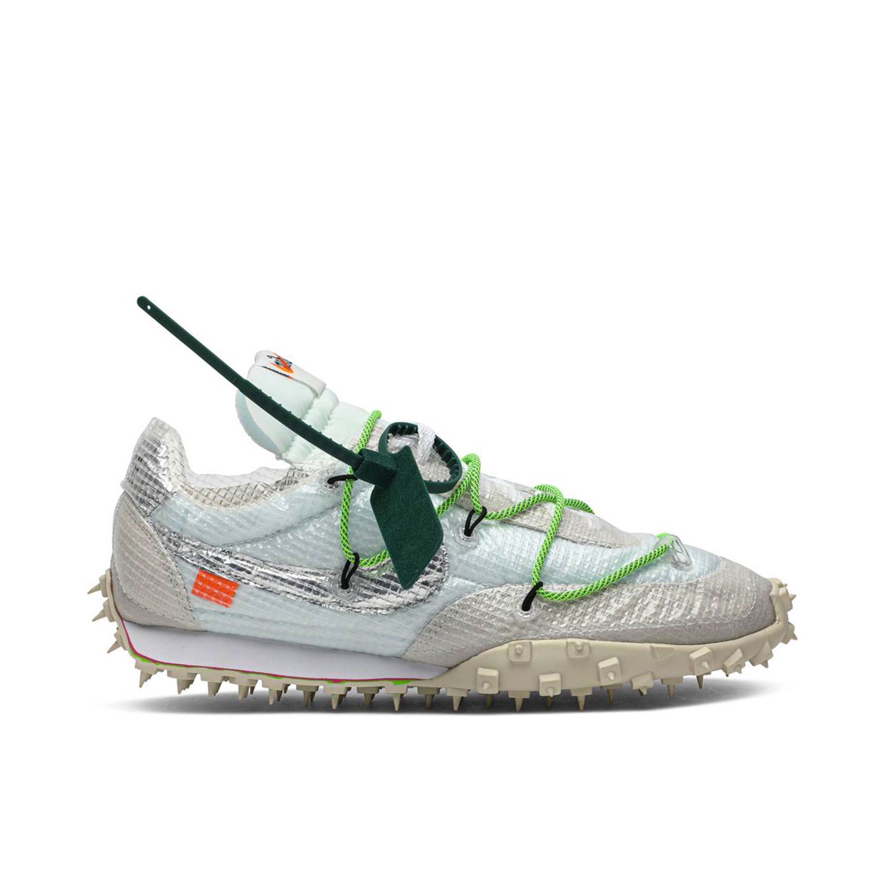 Off-White x Nike Waffle Racer 'Electric Green' | CD8180-100 | Laced