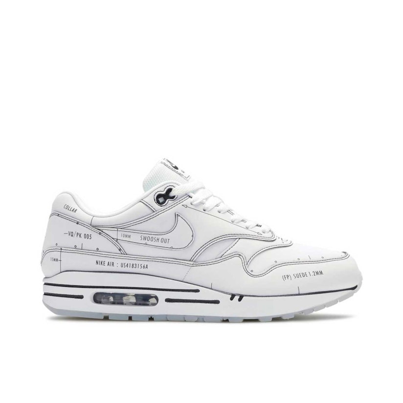 Nike air max sketch to shelf white Clearance
