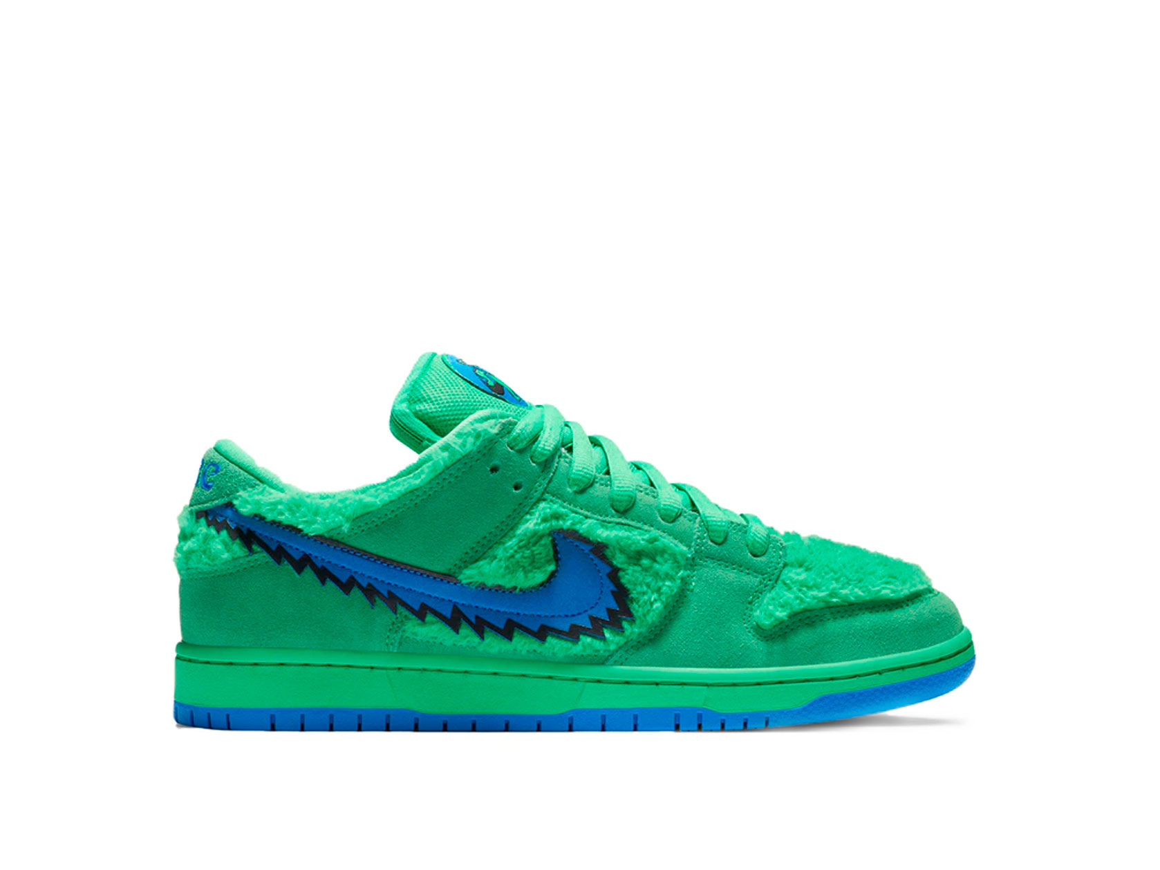 Grateful Dead x Dunk Low SB Green Bear Trainers | Grateful Dead x Dunk Low  SB Green Bear Sneakers | Laced